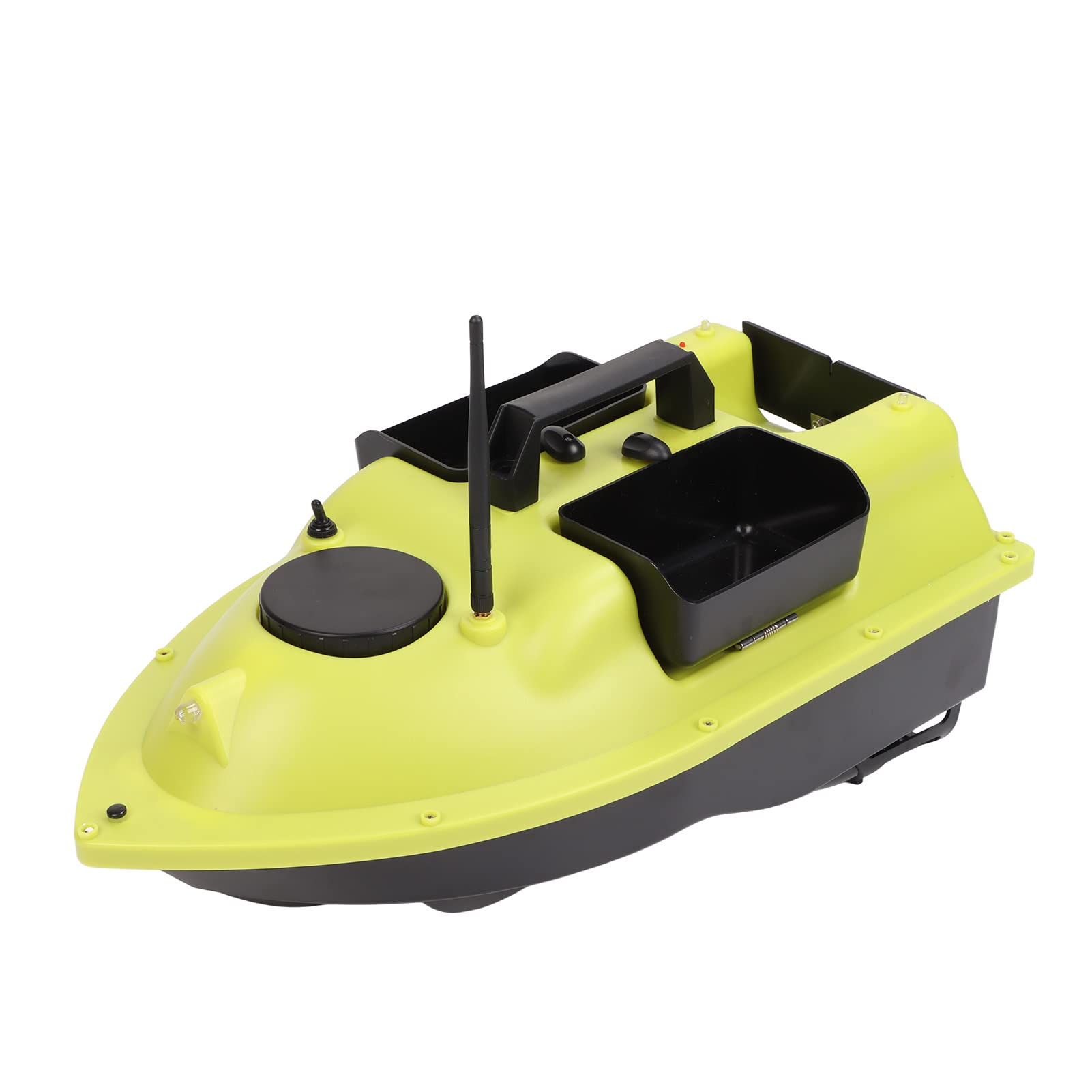 Pomya Wireless Remote Control Fishing Bait Boat - Long Distance RC Nesting Boat with Controller & 3 Bait Trays | Perfect for Freshwater & Saltwater Fishing, Bait Deployment & Recreational Boating
