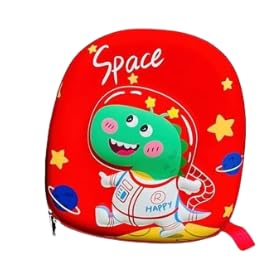 Paaroots Space Themed School Backpack for Boys - Lightweight Kids Bookbag for School, Kindergarten & Outdoor Picnic | Durable Toddler Backpack for Daily Use & Travel