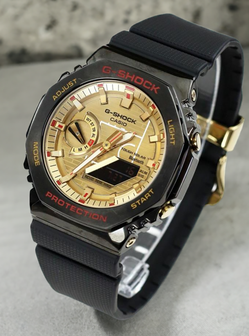 CASIO G-Shock G-Steel 2100 Series GBM2100RH-1AJR - Rui Hachimura Signature Watch | Shock-Resistant, Solar-Powered, Bluetooth Connected | Perfect for Sports, Outdoor Adventures & Street Fashion