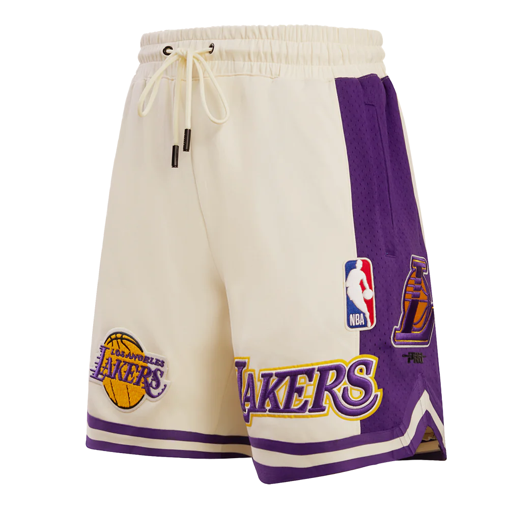 Los Angeles Lakers Retro Classic Dk 2.0 Basketball Shorts - Pro Standard NBA Jersey Shorts for Men (BLL356001) - Perfect for Game Day, Workouts & Casual Wear