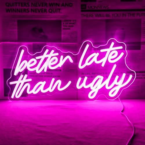 better late than ugly-pink