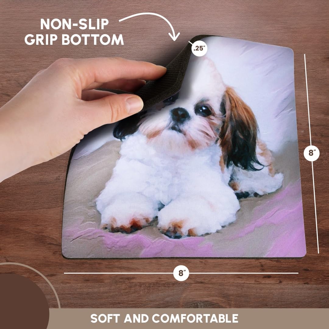 3D Rose Golf Ball Mouse Pad with 