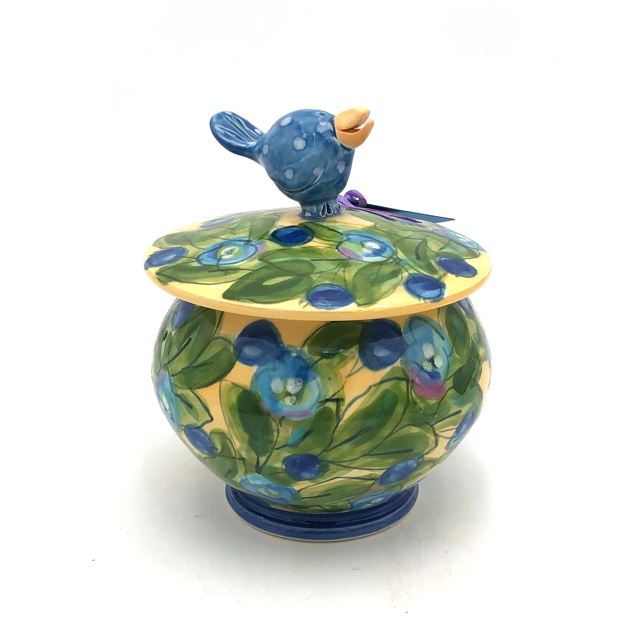 Susan & Peter Stark Ceramic Garlic Keeper - Airtight Yellow Garlic Storage Container for Kitchen, Pantry - Perfect for Fresh Garlic, Onions & Vegetables Storage