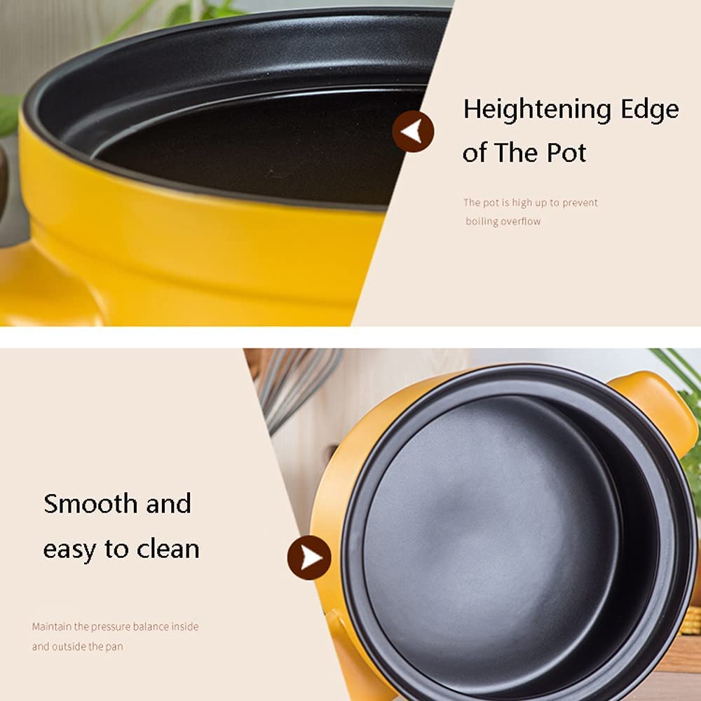 Japanese-Style Red Clay Cooking Pot - 2.5L Ceramic Stockpot for Soup, Stew & Casserole | Traditional Clay Cookware for Slow Cooking, Braising & Serving | Perfect for Home Kitchens & Authentic Japanese Cuisine