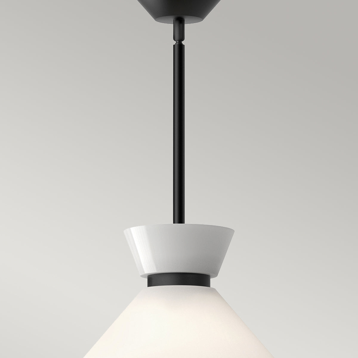 Alora Halston 1 Liter Glass Pendant Light Fixture with E27 Socket - Perfect for Kitchen Island, Dining Room, or Bedroom Lighting