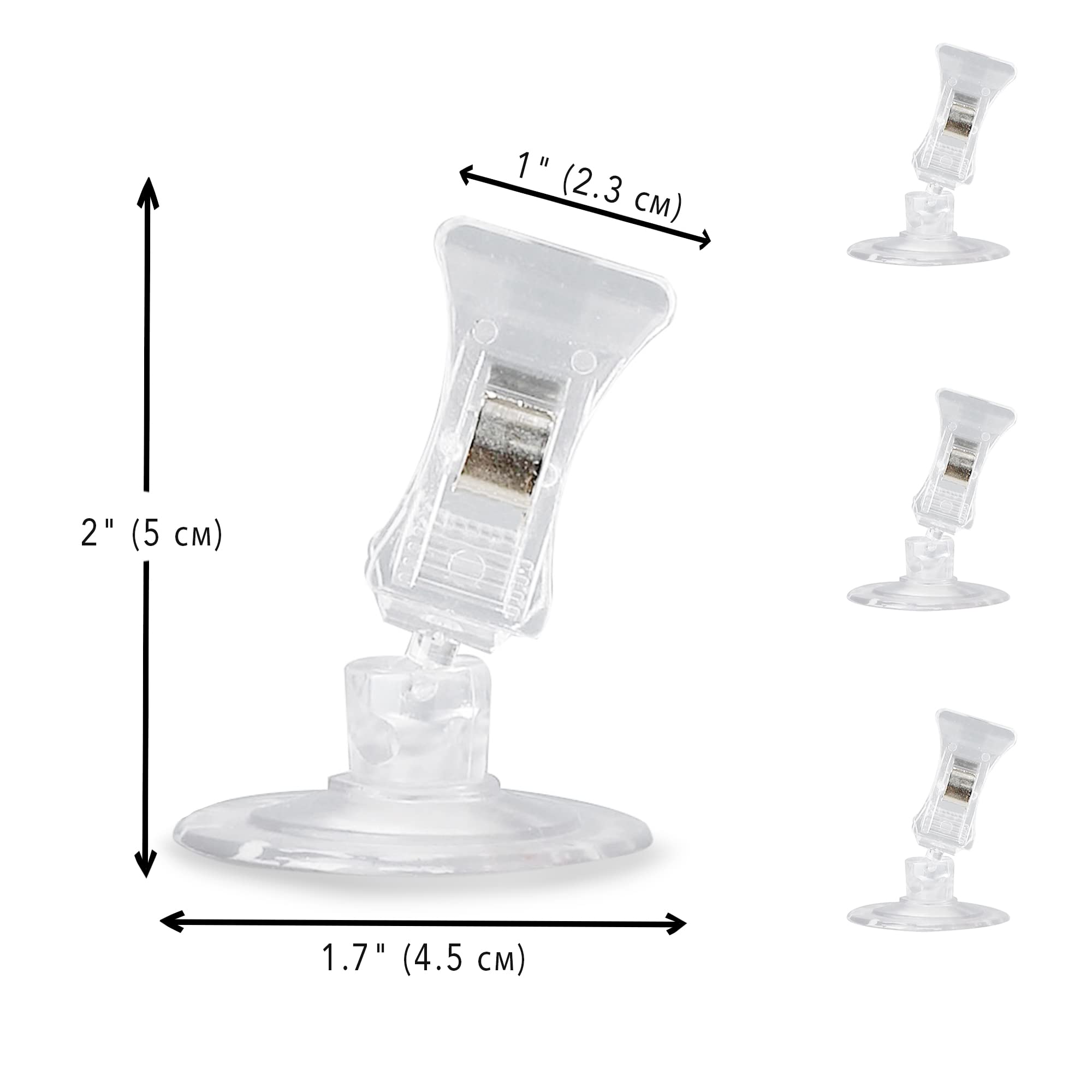 4 Pack Aquarium Fish Feeding Clips - 2