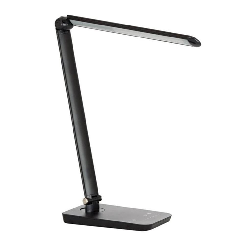 UrbanPro Modern LED Desk Lamp - Adjustable Brightness, Eye-Caring Light for Home Office, Study & Reading (Black) | Perfect for Workstations, Nightstands & Dorm Rooms