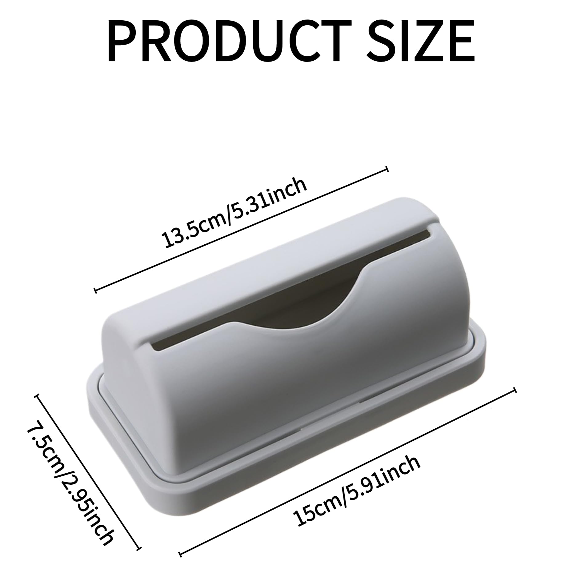 Small Bin Liner Kit - Fine Liner Trash Bags Dispenser for Kitchen, Bathroom & Toilet | Compact Garbage Bag Holder for Indoor Trash Cans | Perfect for Home, Office & RV Use