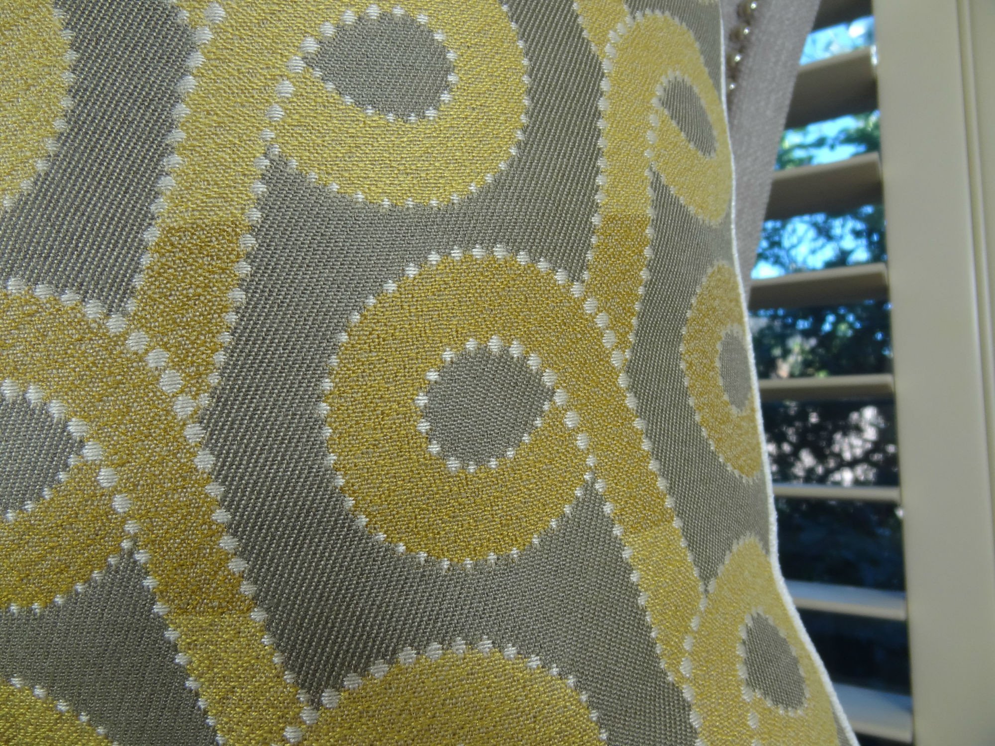 Luxury Decorative Throw Pillow - Designer Gold & Gray Swirl Couch Pillow - Modern Geometric Maze Pillow - Handmade in USA | Elegant Home Decor for Living Room, Bedroom & Sofa
