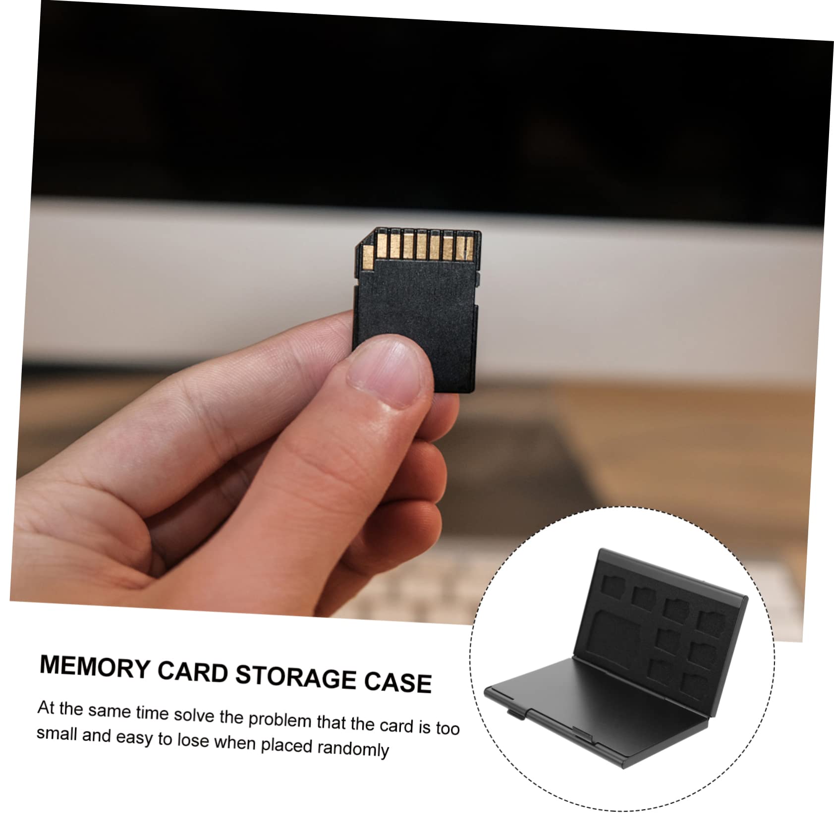 Uonlytech 2-Pack Waterproof Memory Card Storage Case - Organizer Box with Slots for SD, MicroSD, CF Cards - Durable PP Material for Camera, Drone, GoPro Accessories (Perfect for Travel & Outdoor Photography)