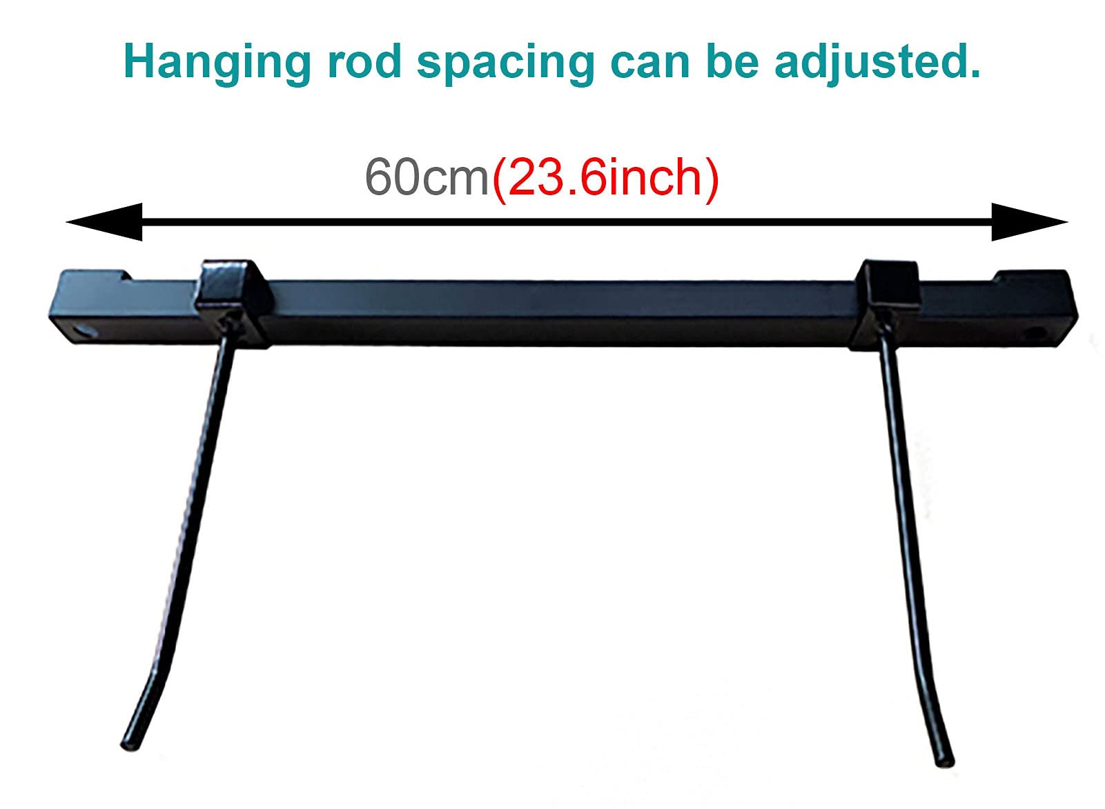 Black Wall Mount Yoga Mat Rack with Punch Tool - Heavy Duty 40kg Capacity for Gym, Home & Yoga Studio | Space-Saving Storage Solution for Fitness Equipment
