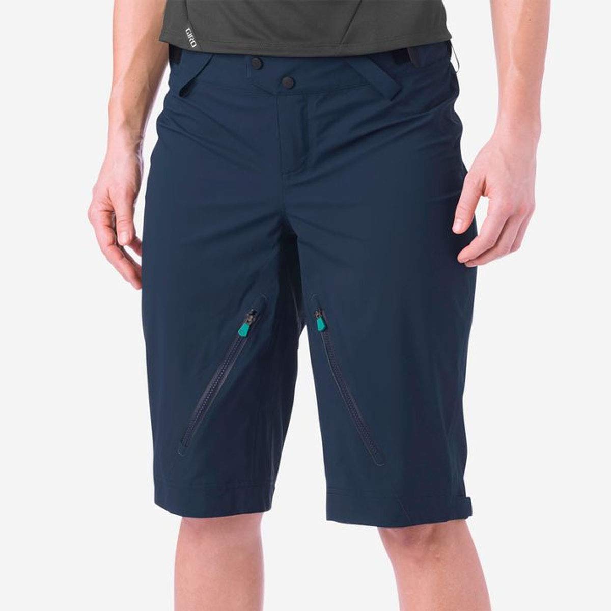 Giro Women's Havoc H2O Cycling Shorts - Breathable Quick-Dry Bike Shorts for Road & Mountain Biking - Midnight Blue Size 2 - Perfect for Outdoor Cycling, Commuting & Fitness Training