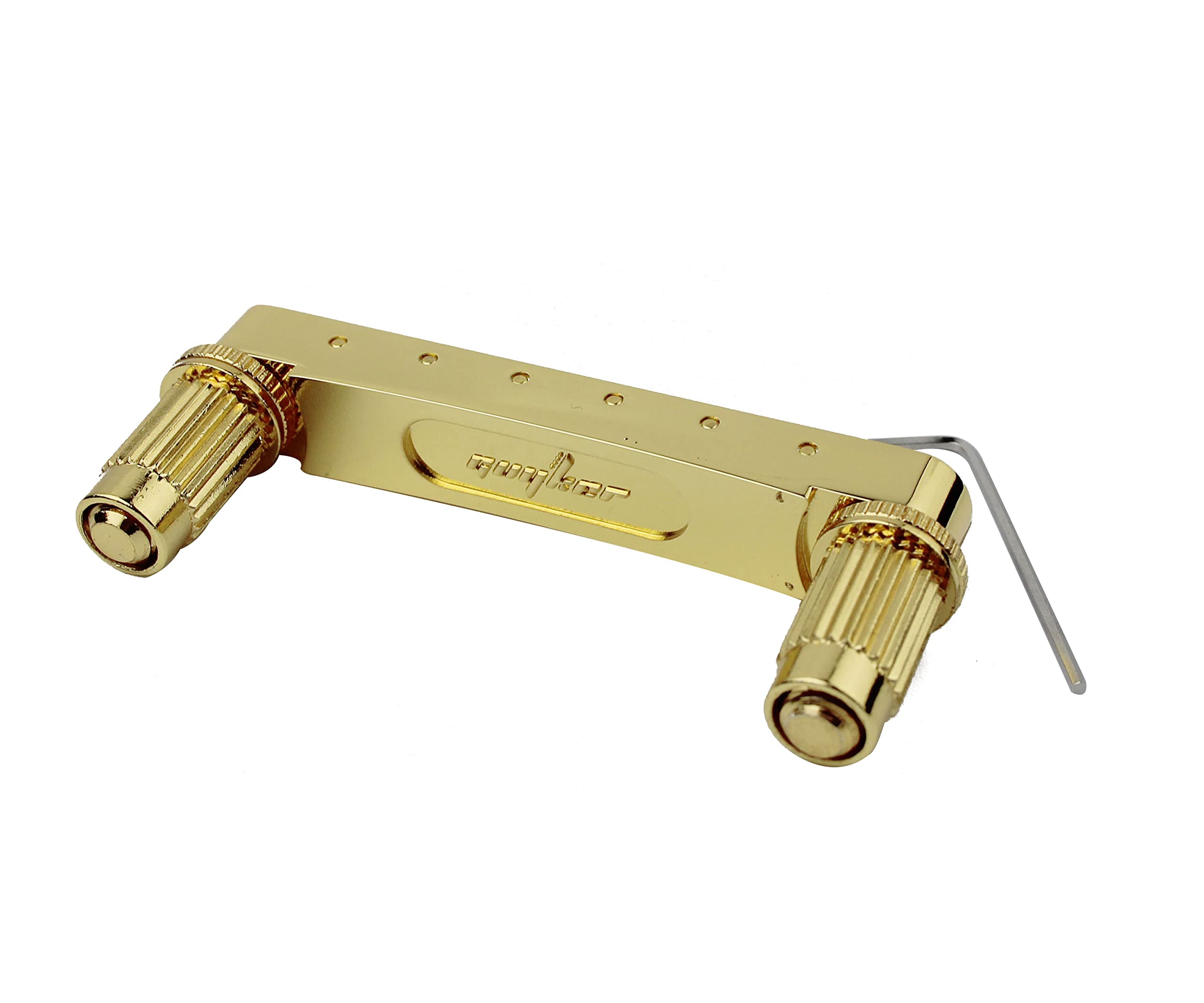 Guyker GM003 Tune-O-Matic Bridge & Vintage Stop Tailpiece Set - Gold Replacement for Gibson Les Paul/SG Electric Guitars | Perfect for Guitar Upgrades & Repairs