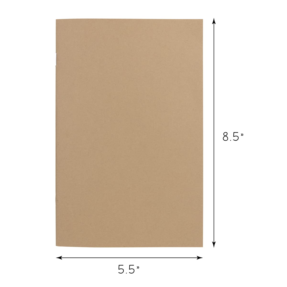 Hygloss Kraft Blank Books 24 Pack - 5.5x8.5in for Journaling & Sketching | Perfect for Art & Writing