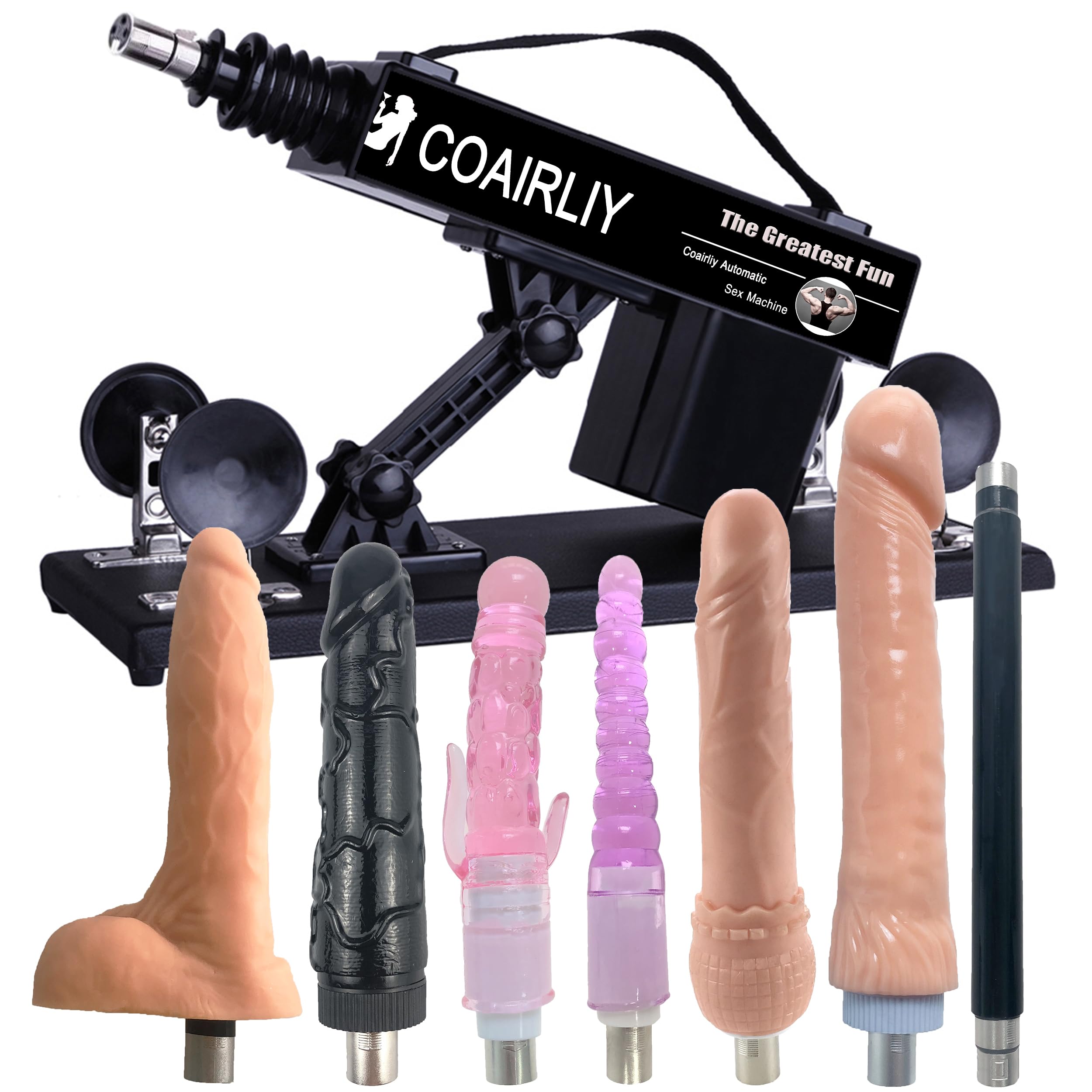 Premium Automatic Thrusting Sex Machine for Women - Powerful Love Machine with Adjustable Big Dildo Attachment | Adult Sex Toy for Solo Play & Couples Use