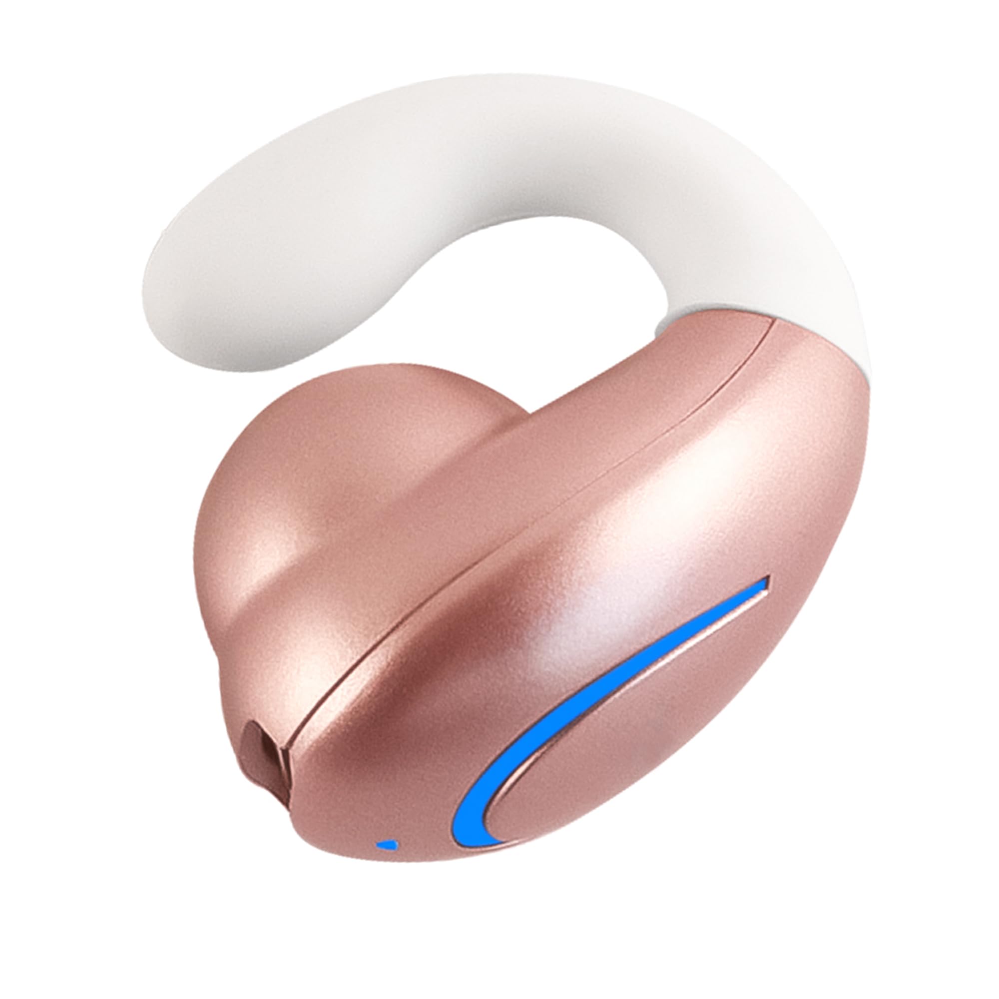 PloutoRich Wireless Bluetooth Earbuds with Noise Cancelling, 30H Playtime, Secure Earhooks - Pink | Perfect for Running, Gym Workouts & Office Use