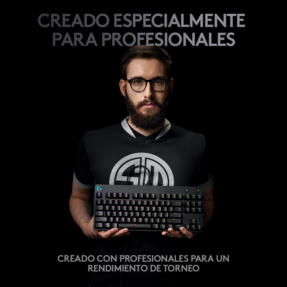 Logitech G Pro Mechanical Gaming Keyboard - Black (ES Layout) | High-Performance for Competitive Gaming & Esports | Perfect for PC & Console Gamers