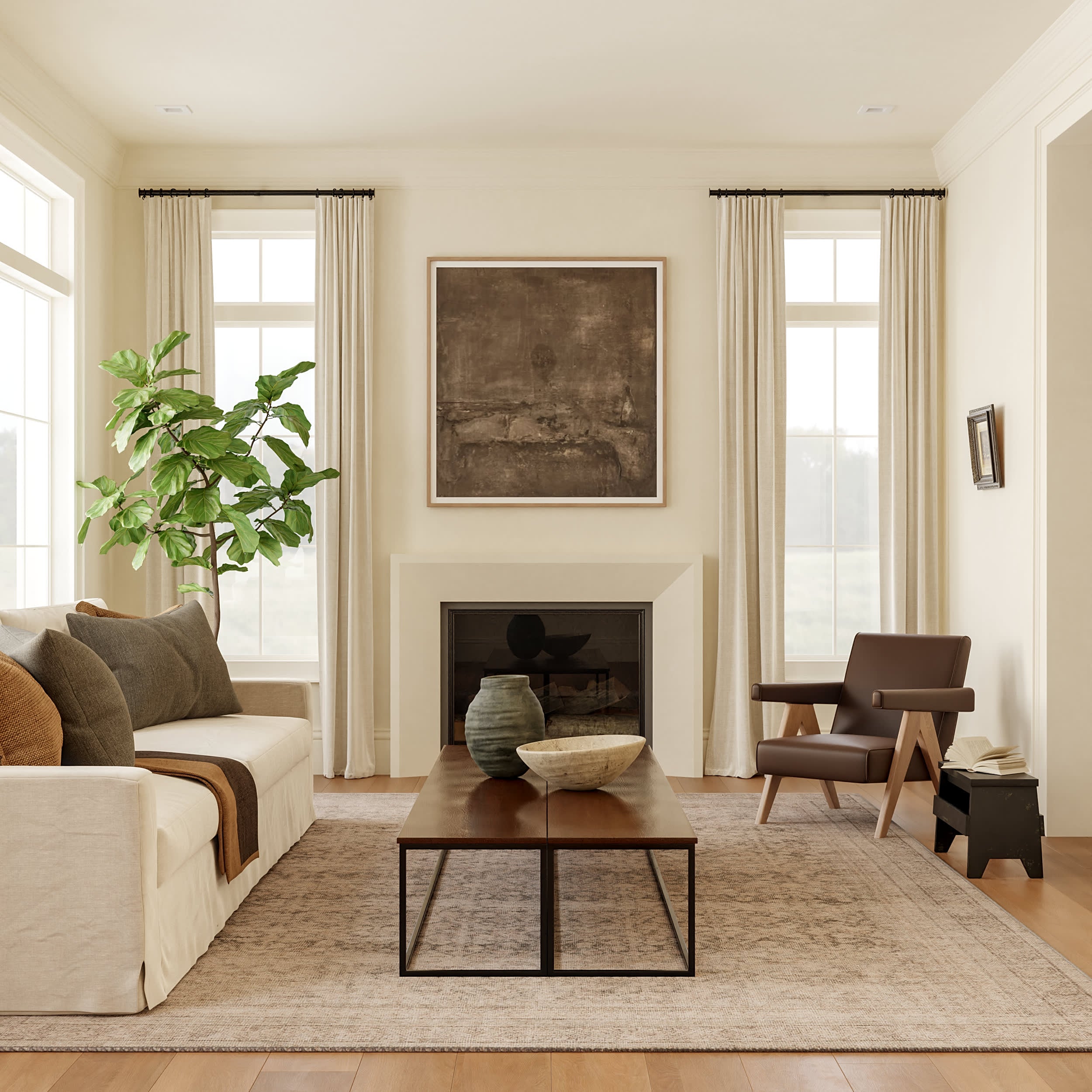 Basking Ridge Antiqued Jute Blend Rug - Grey | Natural Fiber Area Rug for Living Room, Bedroom & Boho Decor