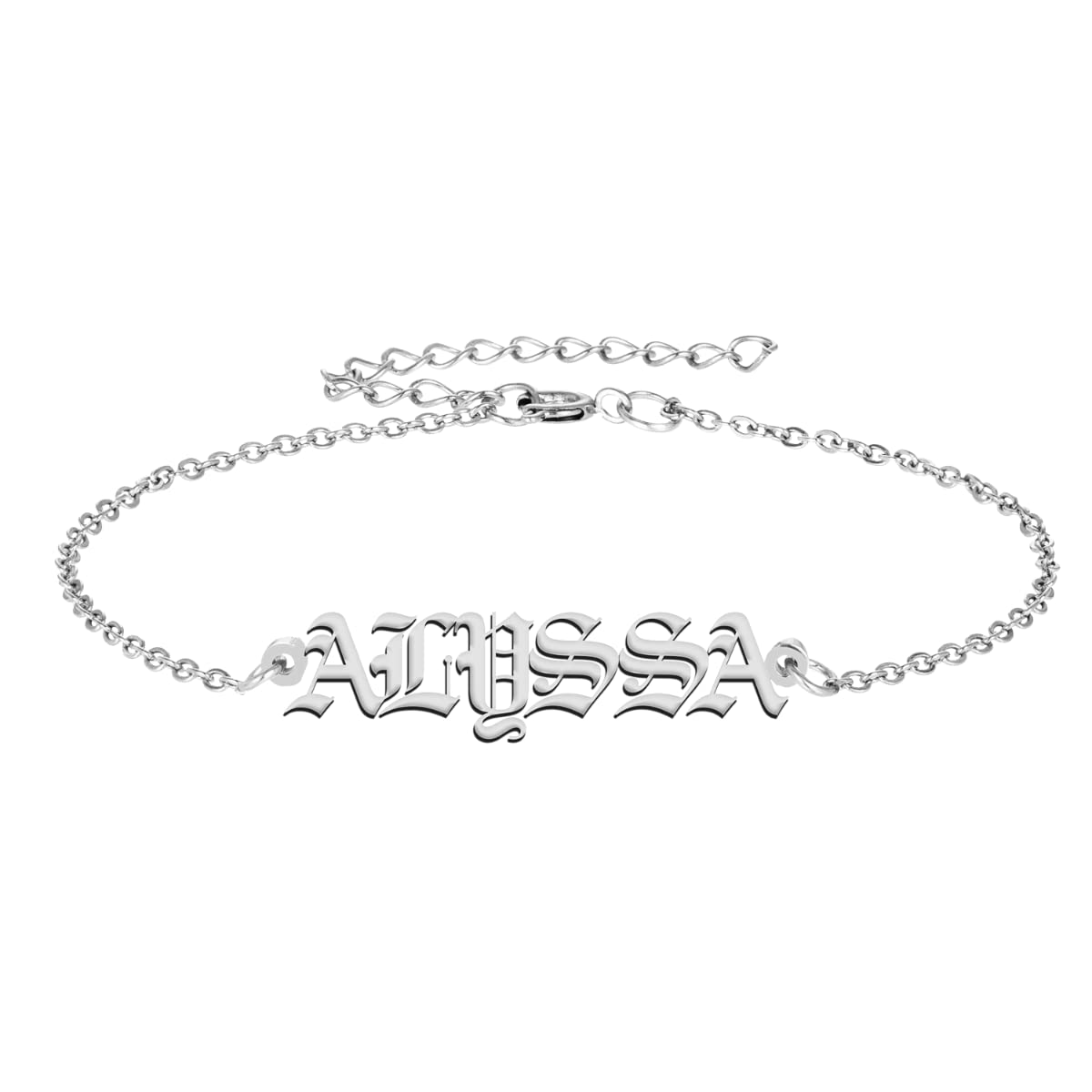 Personalized Name Bracelet for Women - Custom Gold Plated Anklet with Any Name - Perfect Gift for Birthday, Anniversary & Mother's Day - Elegant Jewelry for Everyday Wear & Special Occasions
