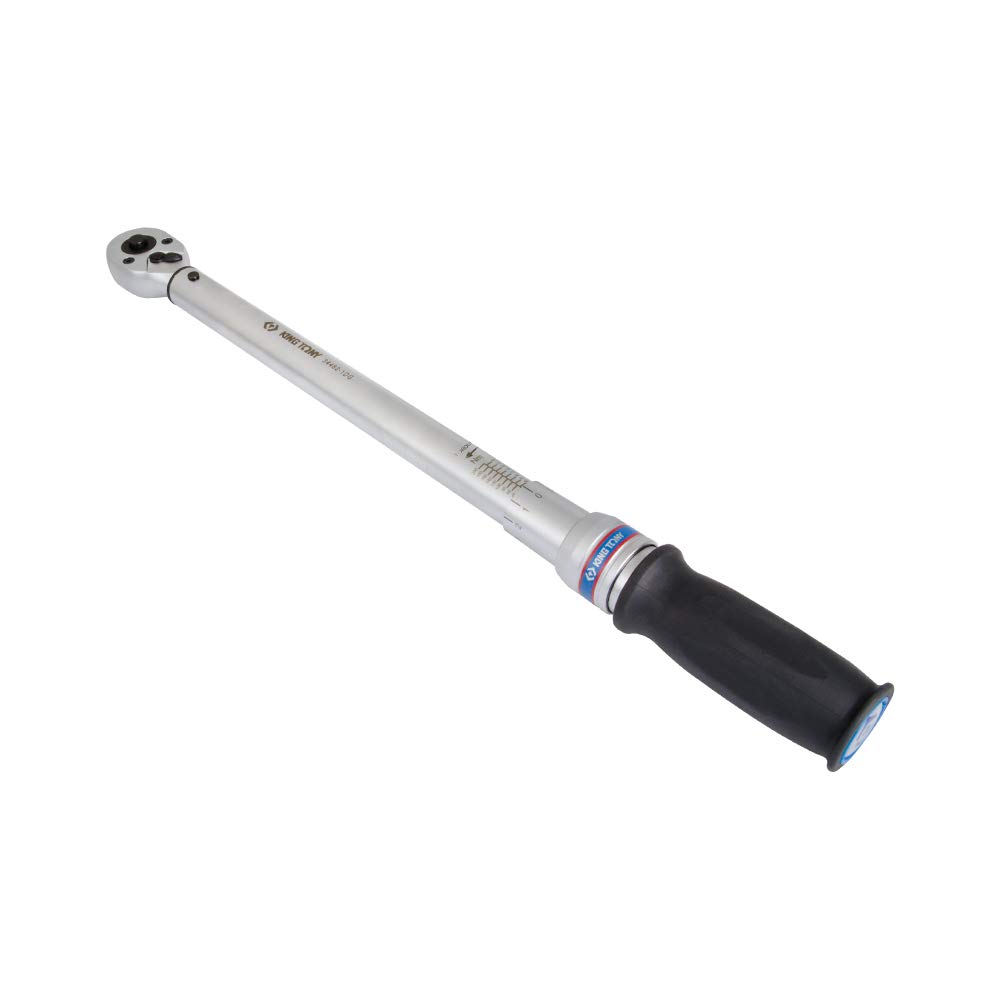 King Tony 1/4-Inch Drive Adjustable Torque Wrench (2-20 Nm) - Precision Tool for Automotive Repair, Bike Maintenance & DIY Projects