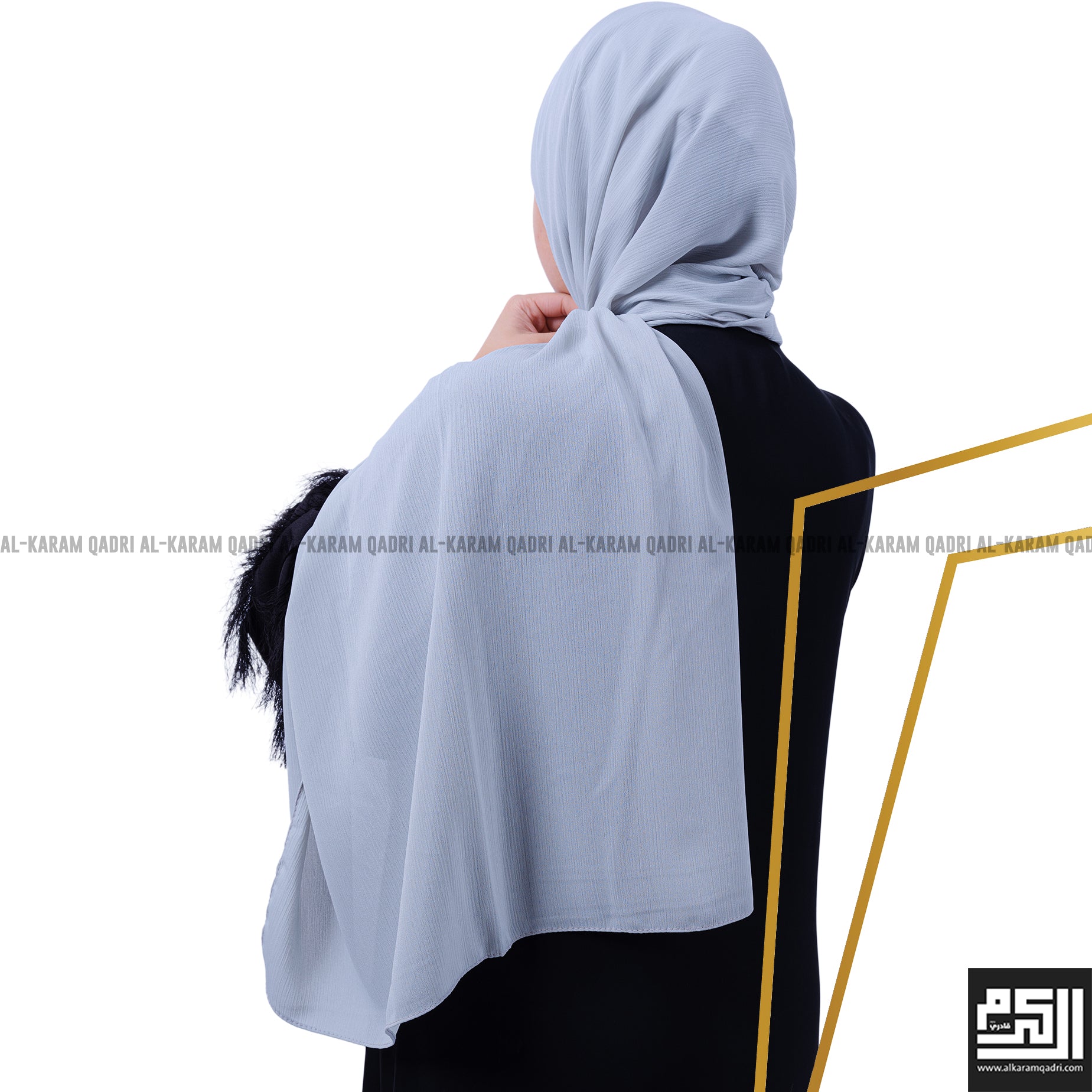 Al Karam Georgette Shawl - Elegant & Lightweight Women's Scarf for Parties, Weddings & Special Occasions
