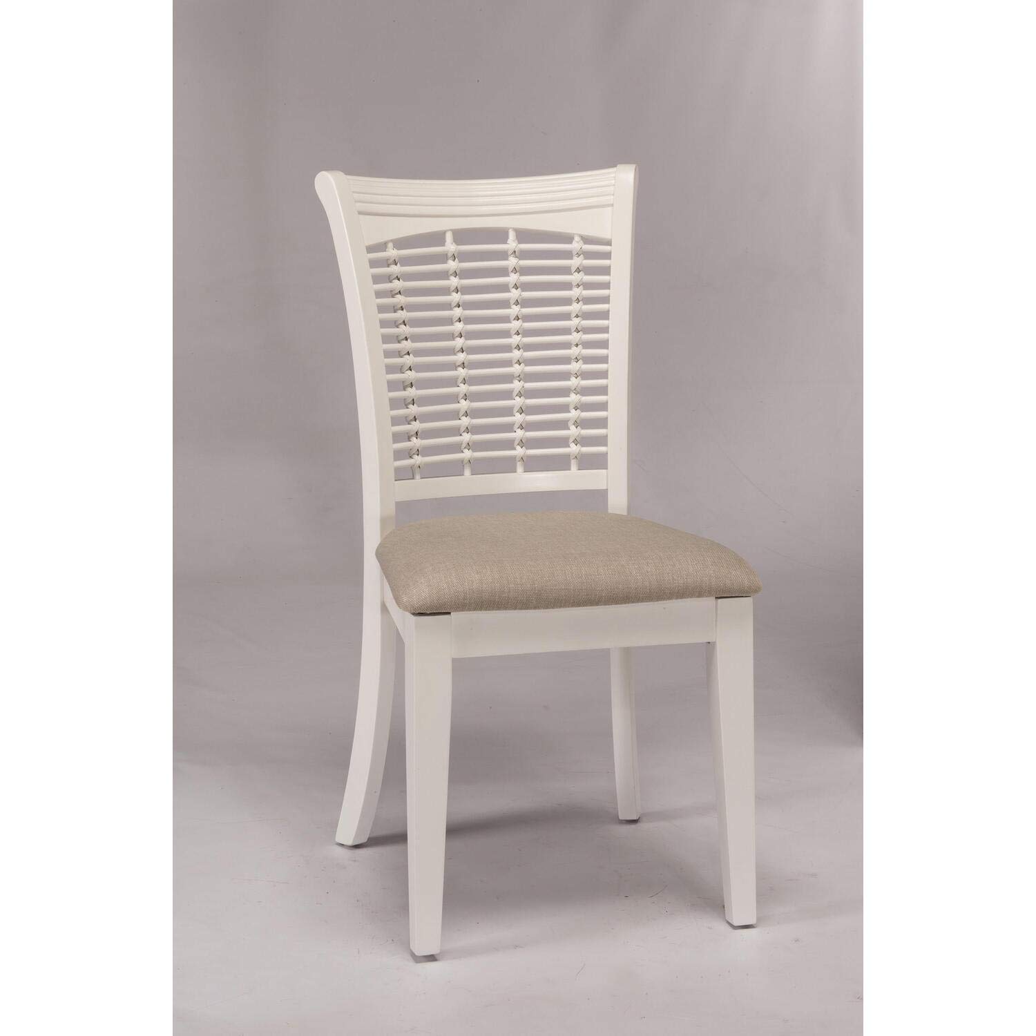 Hillsdale Furniture Bayberry White Wood Dining Chairs Set of 2 - Solid Wood Kitchen Chairs for Dining Room, Breakfast Nook & Home Decor