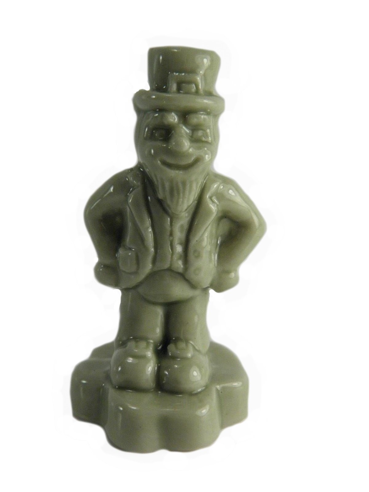 2008 Wade Red Rose Tea March Leprechaun Figurine - Collectible Ceramic Irish Fairy Statue for St. Patrick's Day Decor, Tea Lover Gifts & Vintage Calendar Series Display