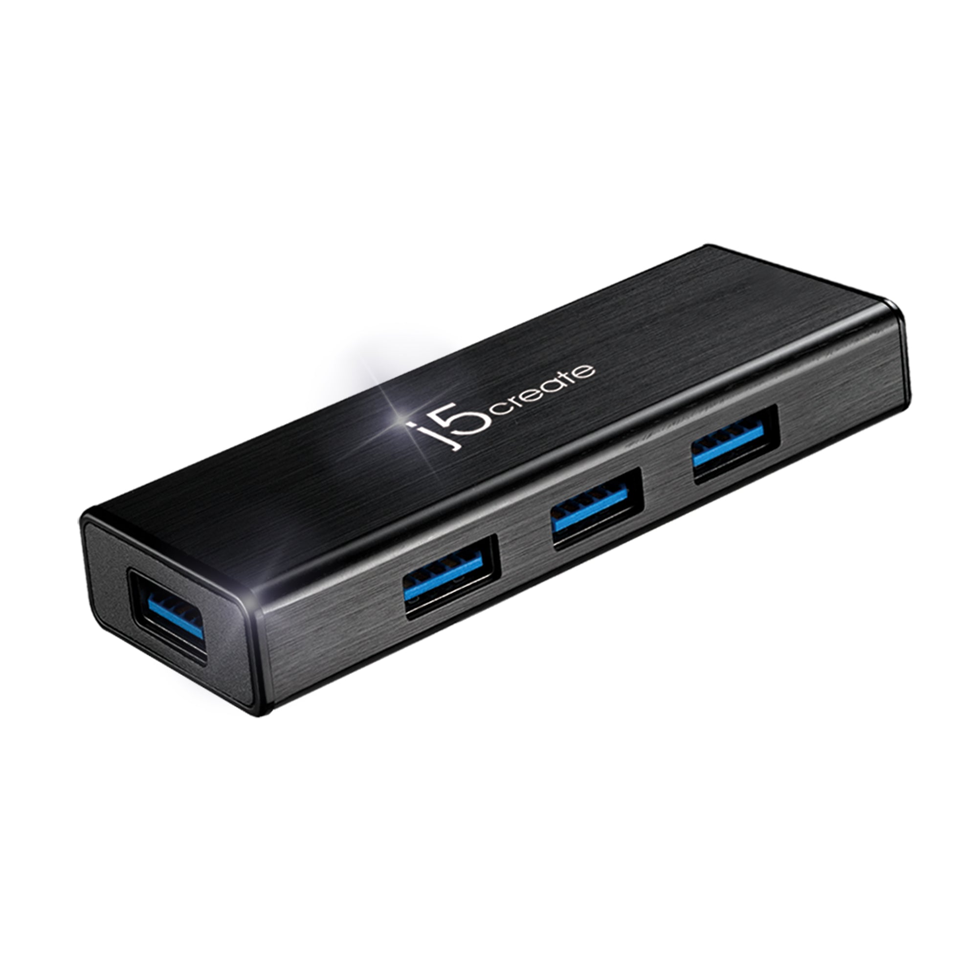 4-Port USB 3.0 Hub Mini Portable High-Speed Data Transfer for Laptop, PC, Mac - Perfect for Home Office, Gaming & Travel Accessories