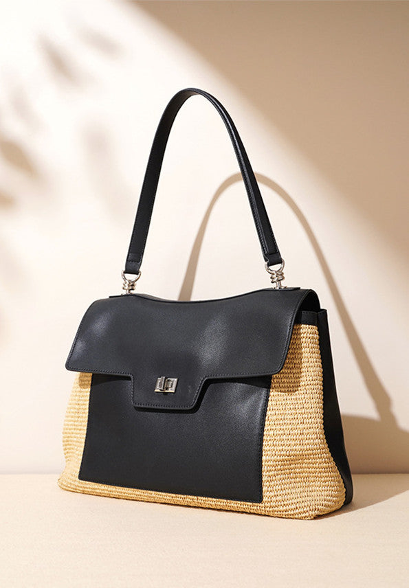 Stylish Summer Tote Bag for Women - Fashionable Large Beach Bag with Pockets - Perfect for Travel, Shopping & Beach Outings