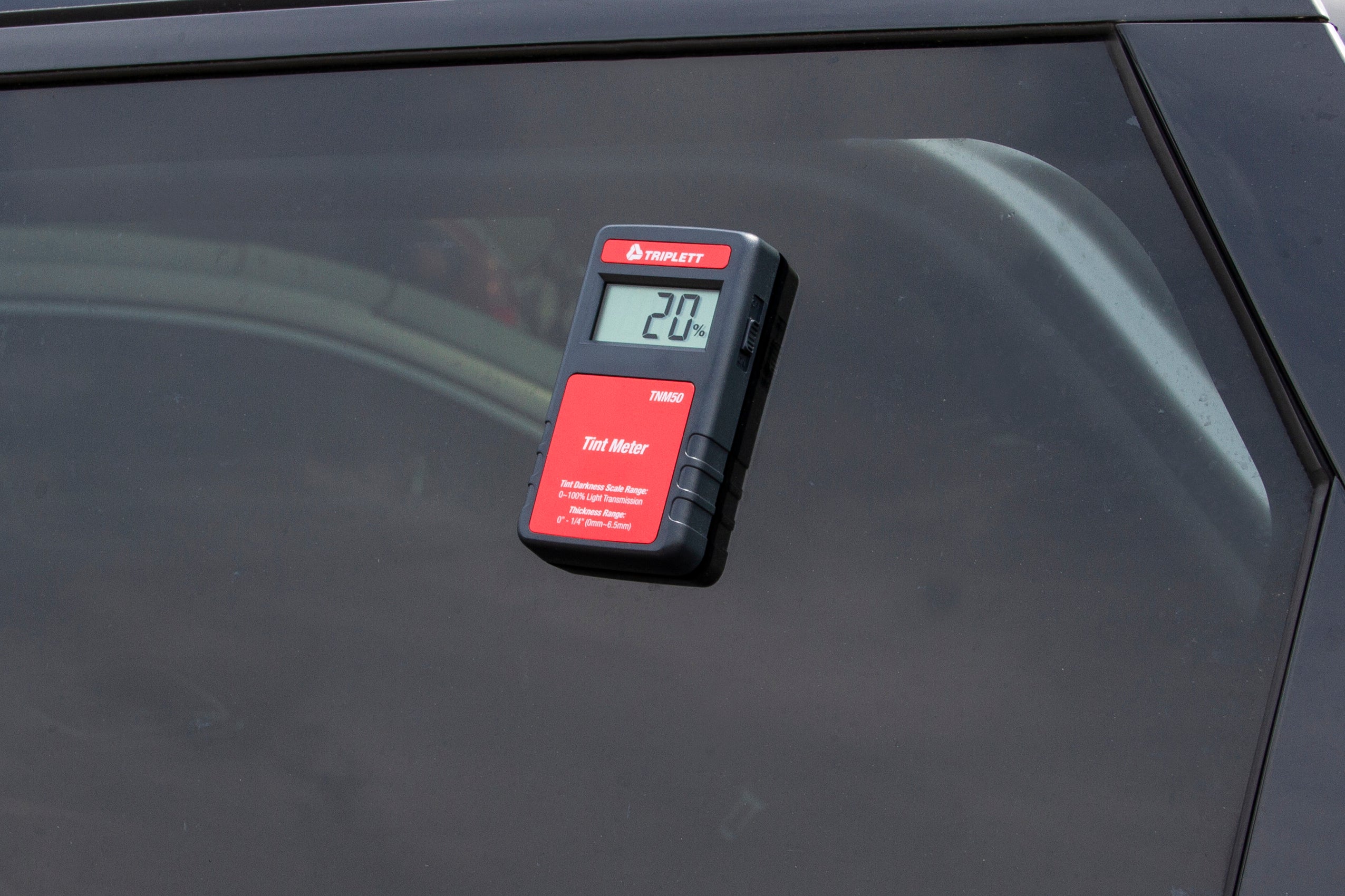 Digital Tint Meter TNM50 - Car Window Tint Darkness Tester for Automotive & Home Use - Perfect for DIY Tinting, Law Enforcement, and Vehicle Inspections