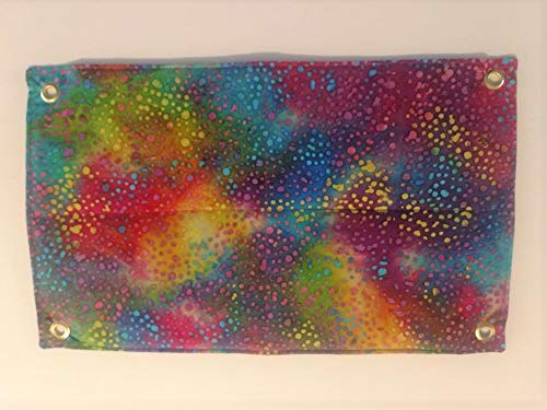 Multi Colored Speckled Rectangle