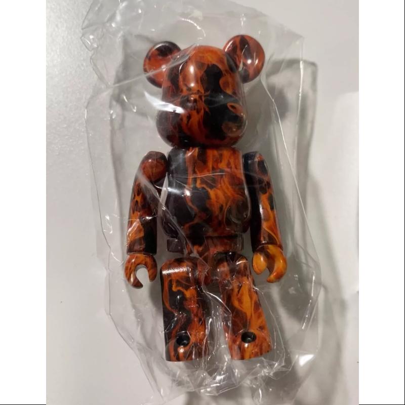 Bearbrick Series 44 PATTERN FIRE 100% Collectible Vinyl Art Toy - Limited Edition Japanese Designer Figure for Display & Investment | Perfect for Home Decor, Office Display & Anime Collections