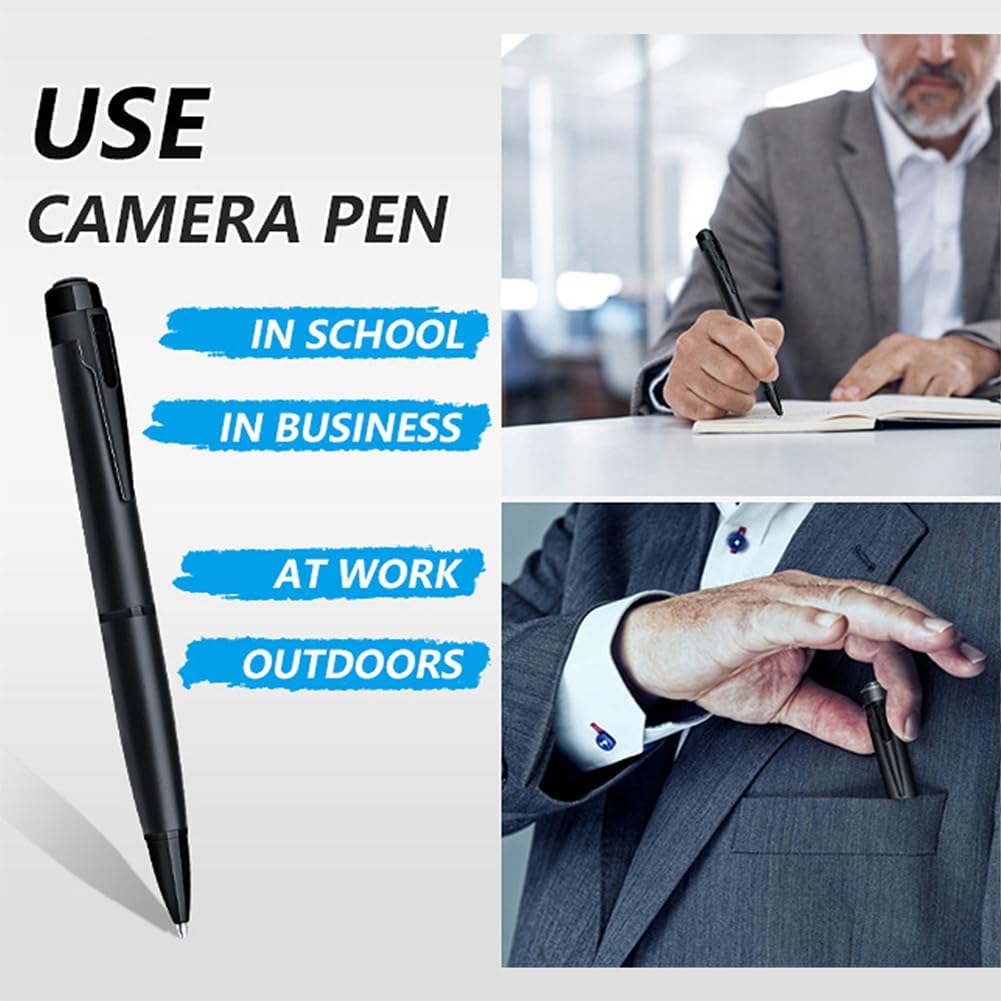 64GB Hidden Spy Camera - Full HD 1080P Mini Nanny Cam with Night Vision | Small Discreet Security Camera for Home, Office & Car Surveillance | Perfect for Nanny Monitoring, Pet Watching & Business Security