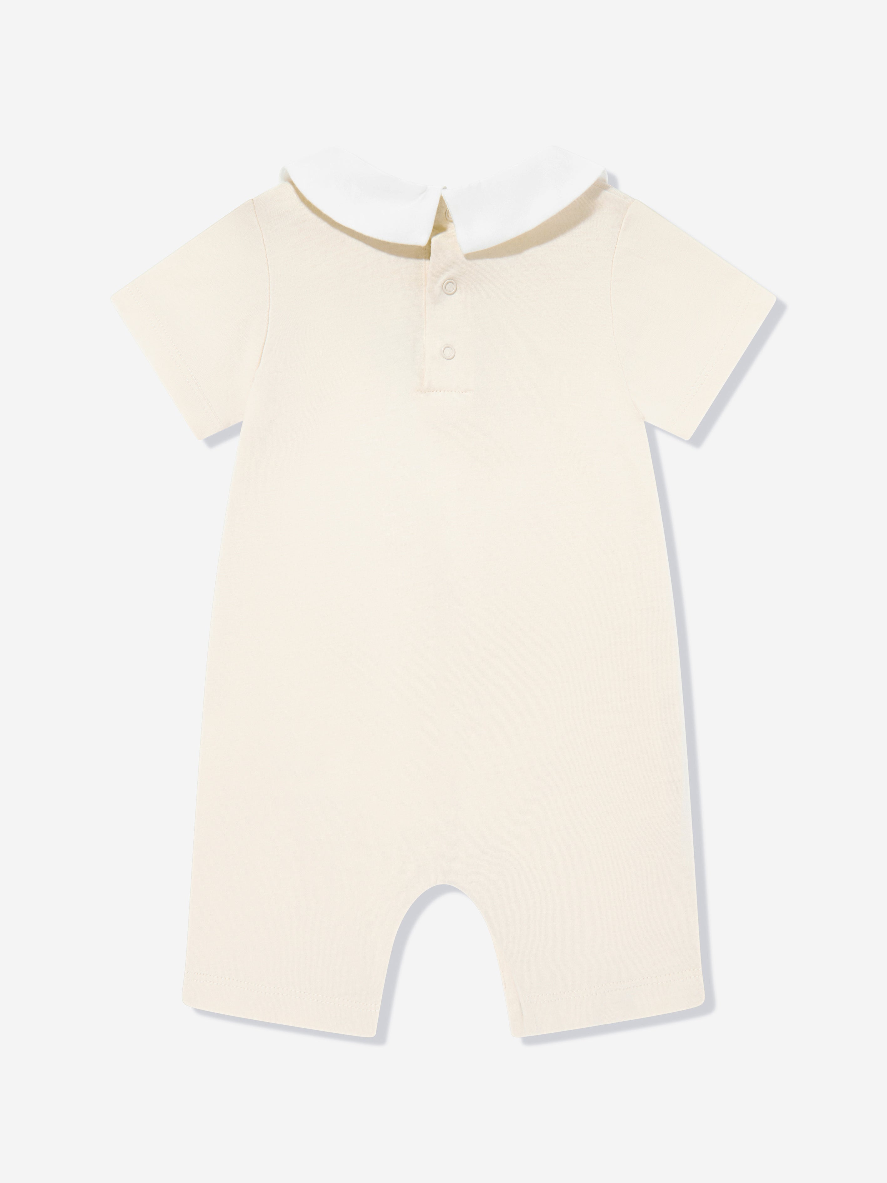 Adorable Beige Baby Teddy Bear Romper - Soft & Cozy Outfit for Newborns & Toddlers - Perfect for Playtime, Photo Shoots & Special Occasions