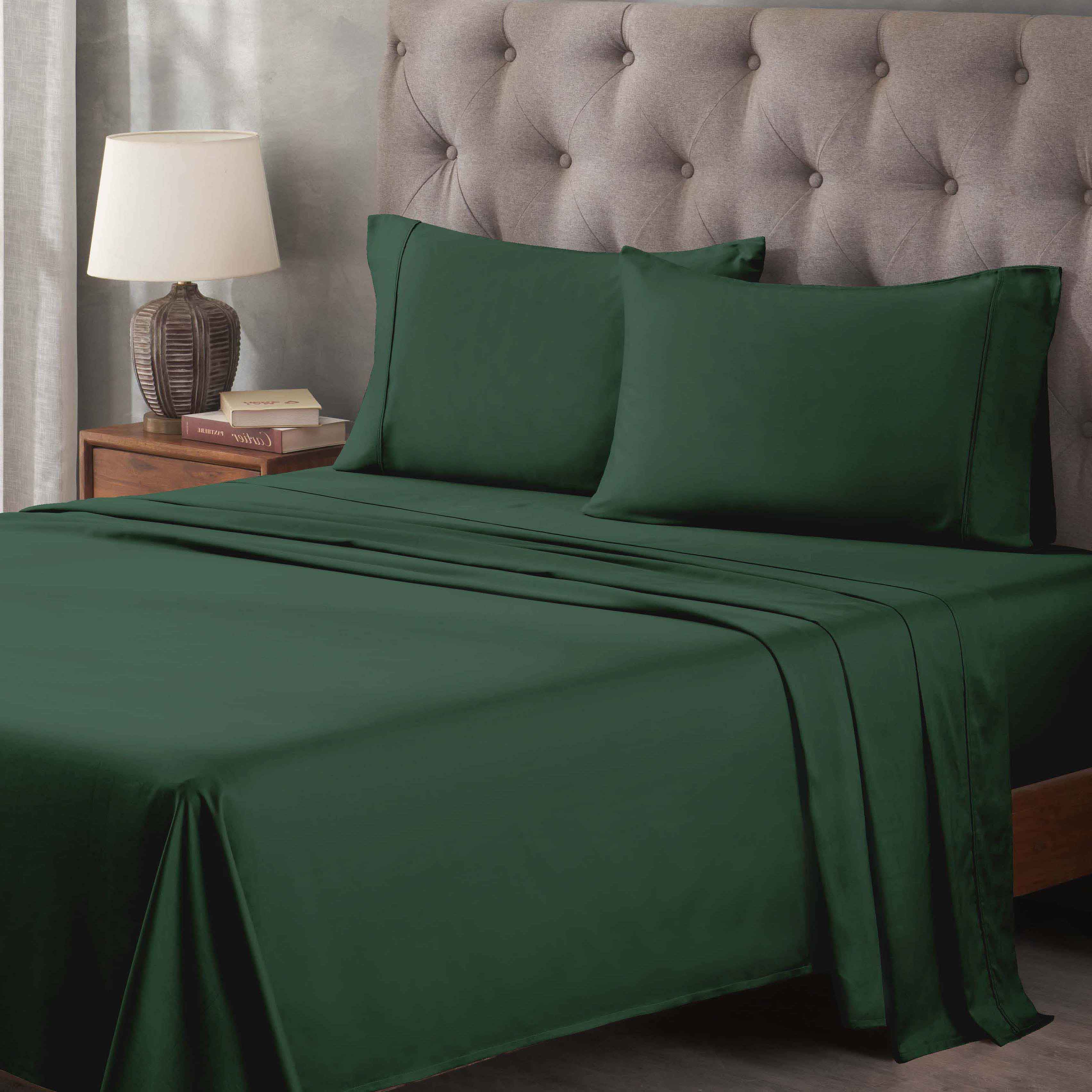 Premium 400 Thread Count Egyptian Cotton Bed Sheet Set - Soft, Breathable & Durable for Ultimate Comfort - Perfect for Luxury Bedrooms & Hotels
