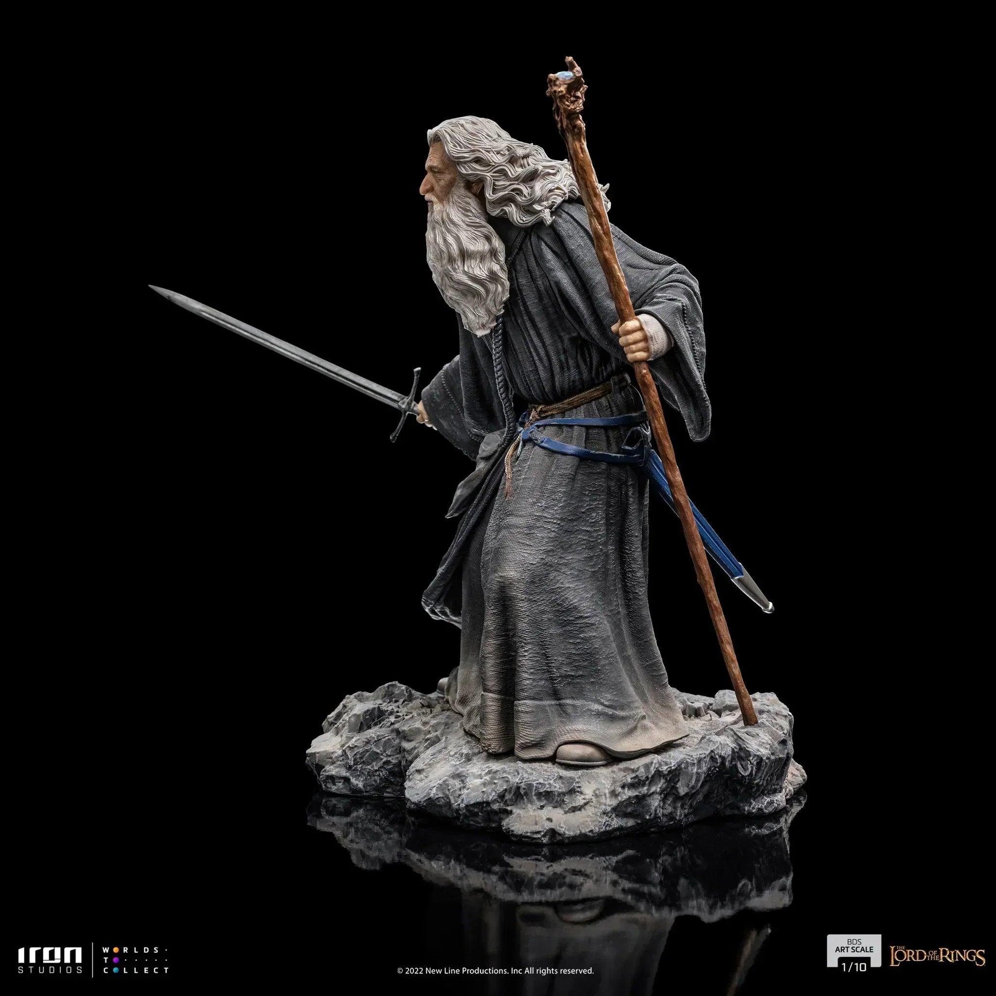 Iron Studios The Lord of The Rings Gandalf BDS Art Scale 1/10 Statue - Premium Collectible Figure for Display & Home Decor
