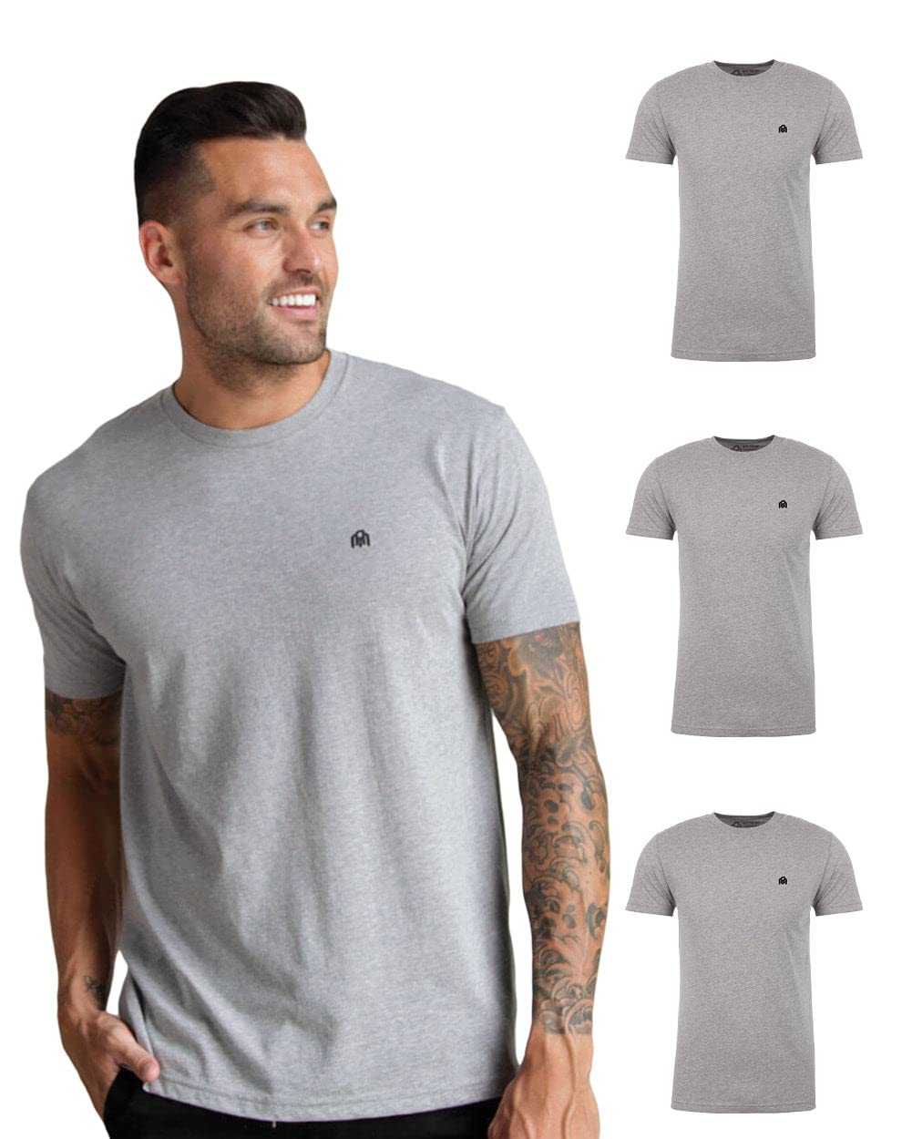 Premium Men's T-Shirts | Soft Cotton Crew Neck Fitted Tees for Men | Sizes S-4XL | Classic Casual Shirts for Everyday Wear, Gym & Street Style