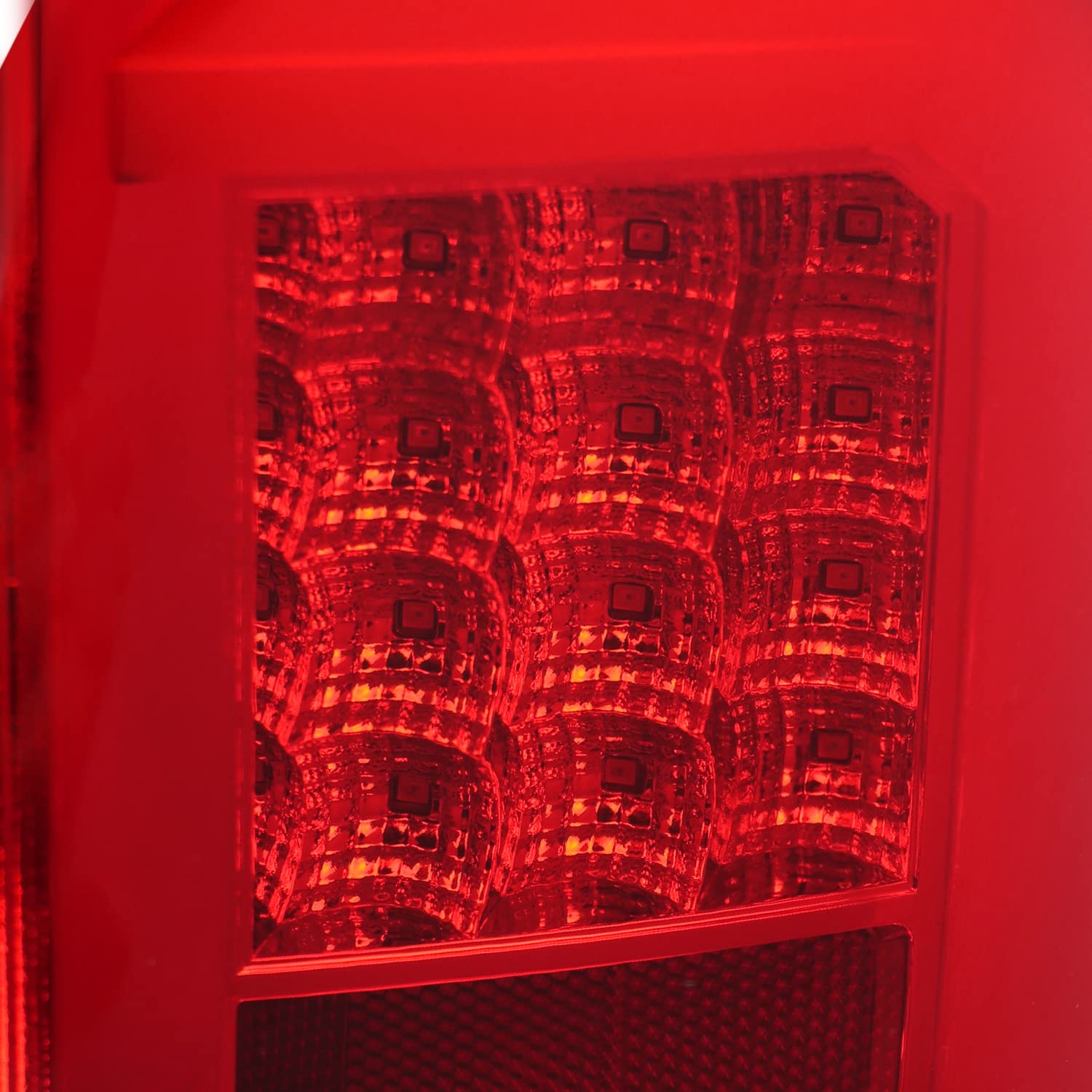 Spec-D Tuning Red LED Tail Lights with LED Light Bars for 2007-2013 Chevy Silverado 1500/2500HD/3500HD - Left & Right Pair Assembly - Upgrade Your Truck's Style & Visibility for Night Driving & Off-Road Adventures