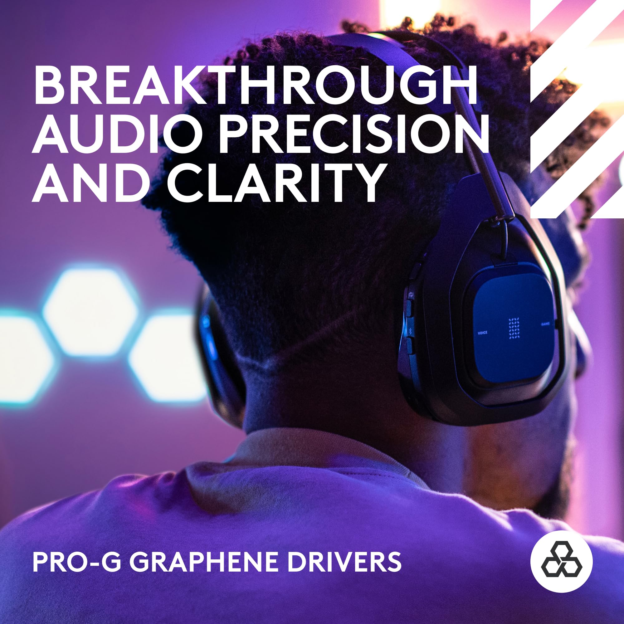 Logitech G Astro A50 X Wireless Gaming Headset with Base Station - Omni-Platform for PS5, Xbox & PC, PLAYSYNC HDMI 2.1 4K 120Hz VRR, 24hr Battery, 2.4GHz & Bluetooth - Black | Perfect for Competitive Gaming & Immersive Home Entertainment