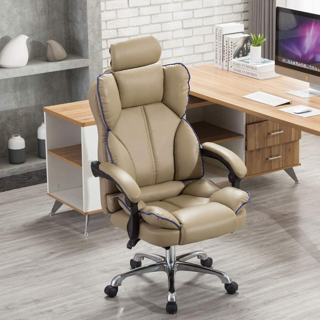 FMOGE Ergonomic Office Chair - Adjustable High Back Computer Desk Chair with Lumbar Support, Reclining & Swivel for Home Office, Gaming, or Workstation (Pink) - Perfect for Long Hours of Sitting & Comfort