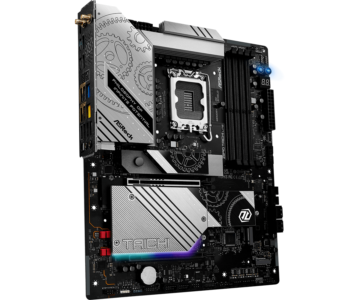 ASRock Z890 Taichi Lite LGA 1700 ATX Motherboard - Intel 12th/13th Gen Support, DDR5, PCIe 5.0, WiFi 6E - Perfect for Gaming PCs, Workstations & Content Creation