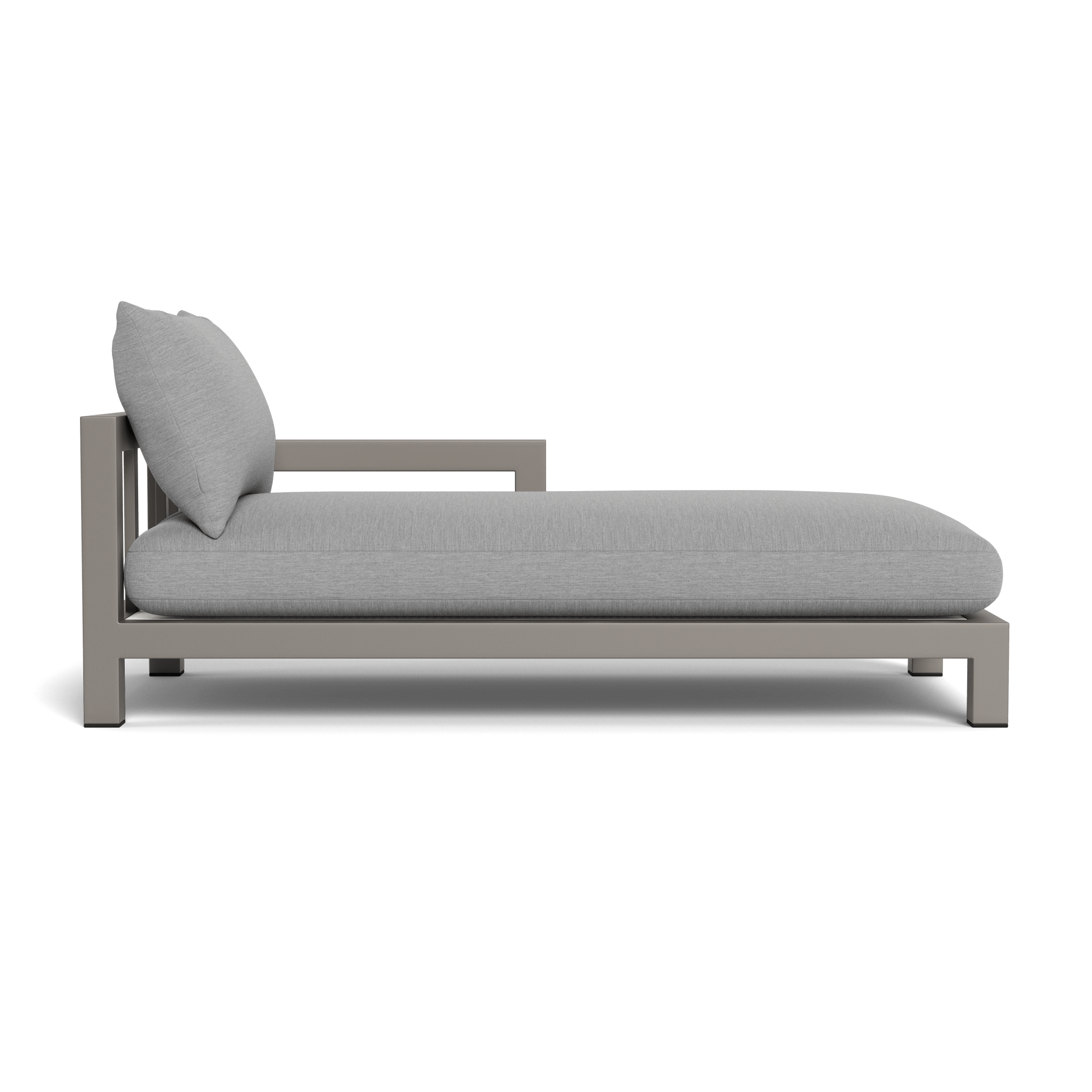Pacific Aluminum Chaise Lounge Chair - Lightweight & Durable Outdoor Patio Furniture for Poolside, Beach, Garden Relaxation