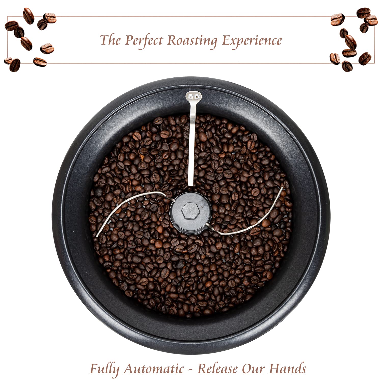 Upgraded 110V Home Coffee Roaster Machine with Timer - Easy to Use for Beginners - Perfect for Fresh Coffee Beans Roasting at Home, Small Coffee Shops & Gifts