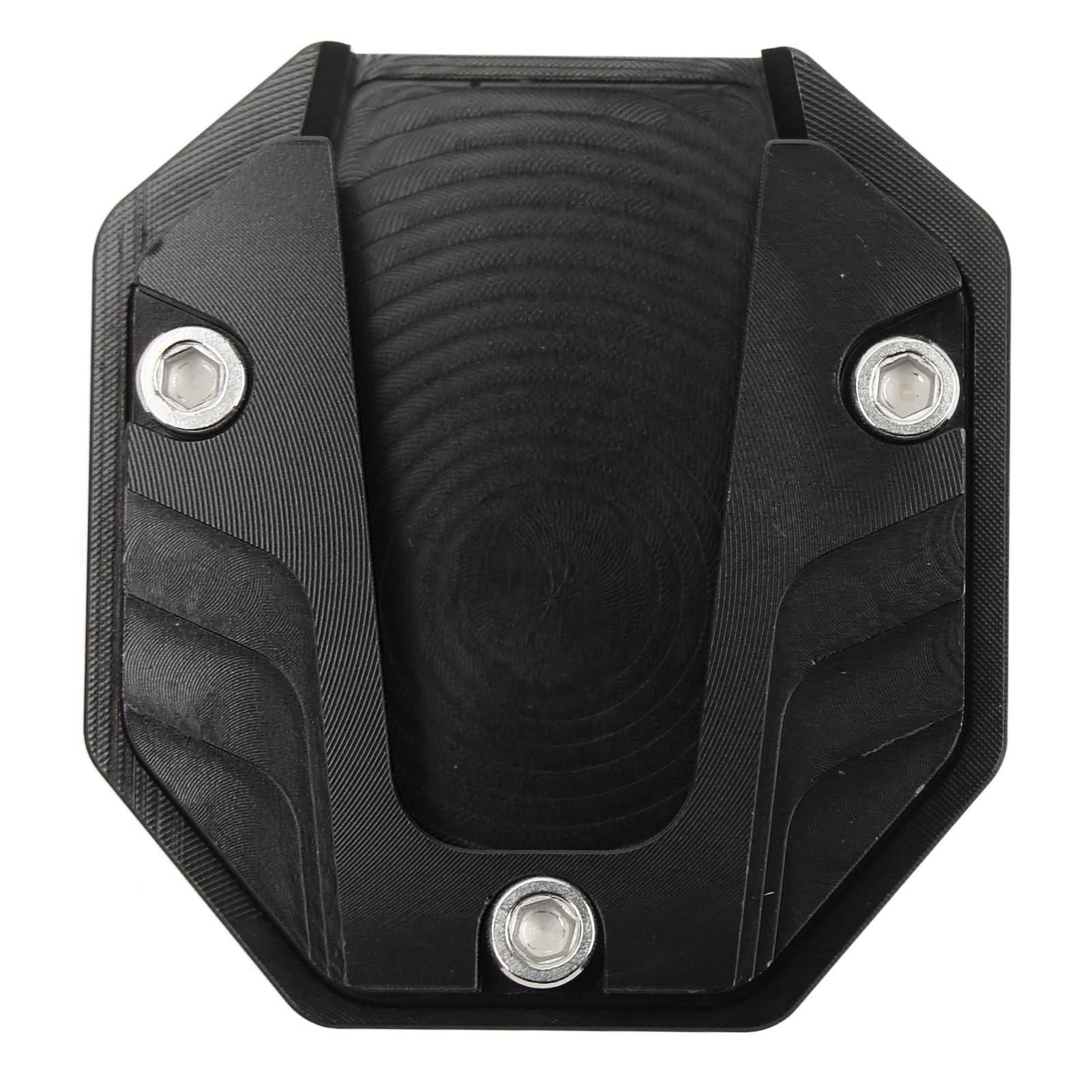 Universal Motorcycle Kickstand Plate - High Strength Aluminium Alloy Side Stand Pad with Hex Wrench for Secure Parking