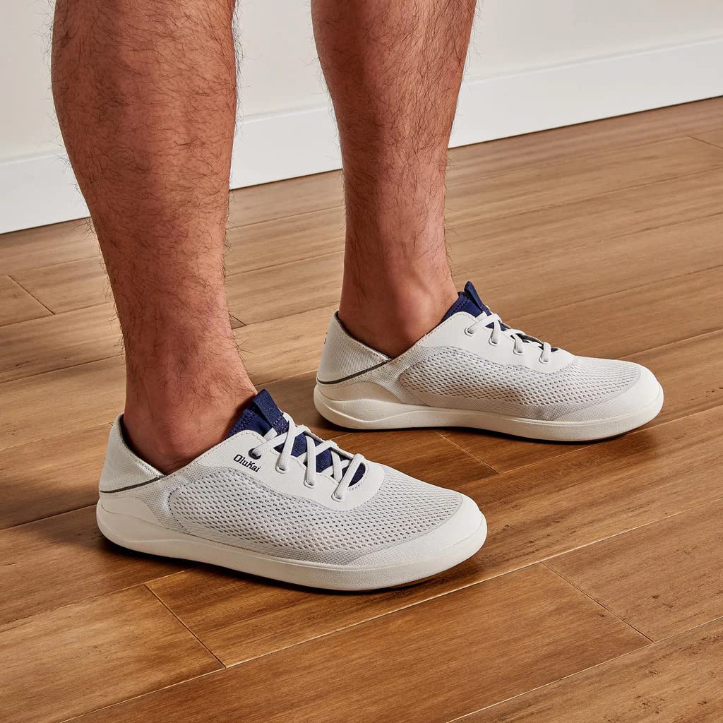 OLUKAI Men's Moku Pae Boat Shoes - Comfortable & Durable Leather Deck Shoes for Men | Perfect for Sailing, Boating & Casual Wear