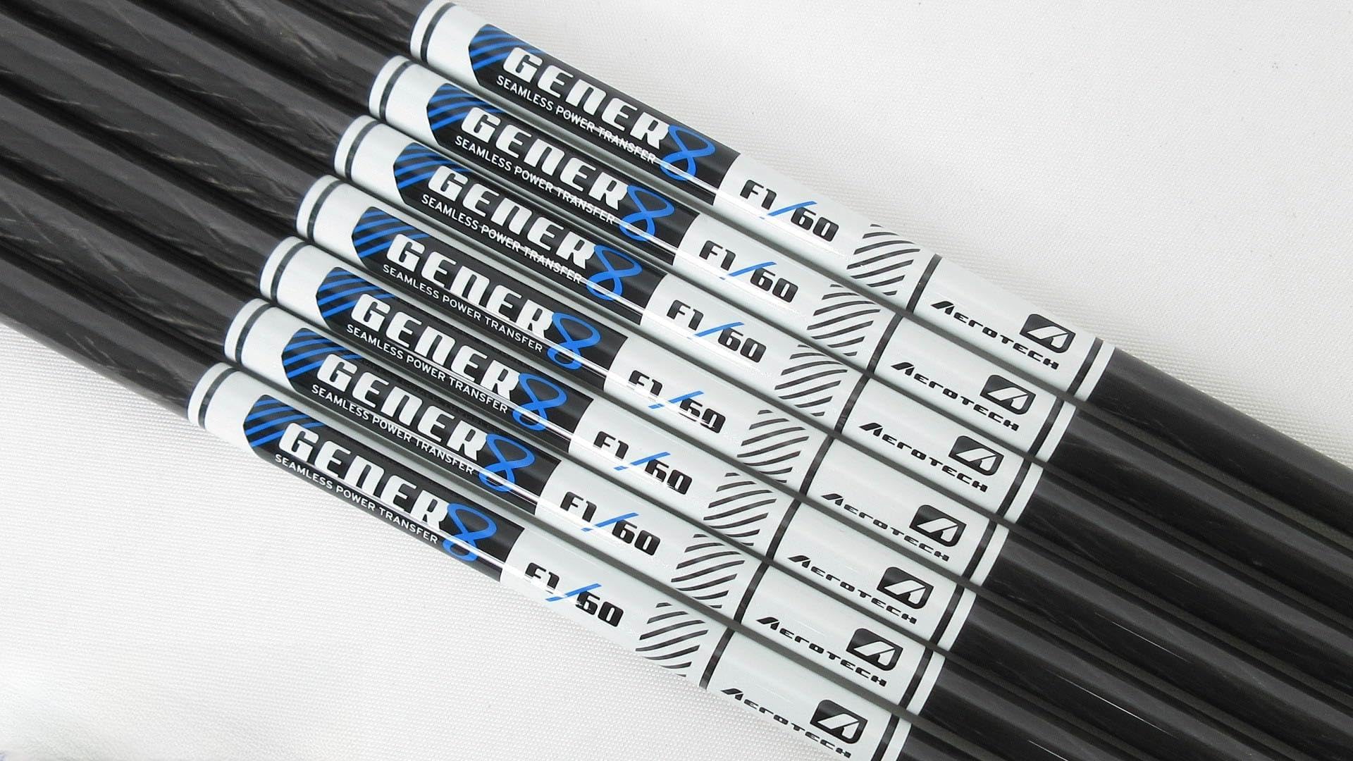 Premium Gener8 Graphite Iron Golf Shafts 4-PW Set (7 Shafts) - Choose Your Flex (Ladies F1) | Perfect for Women Golfers to Improve Swing & Distance Control on the Course