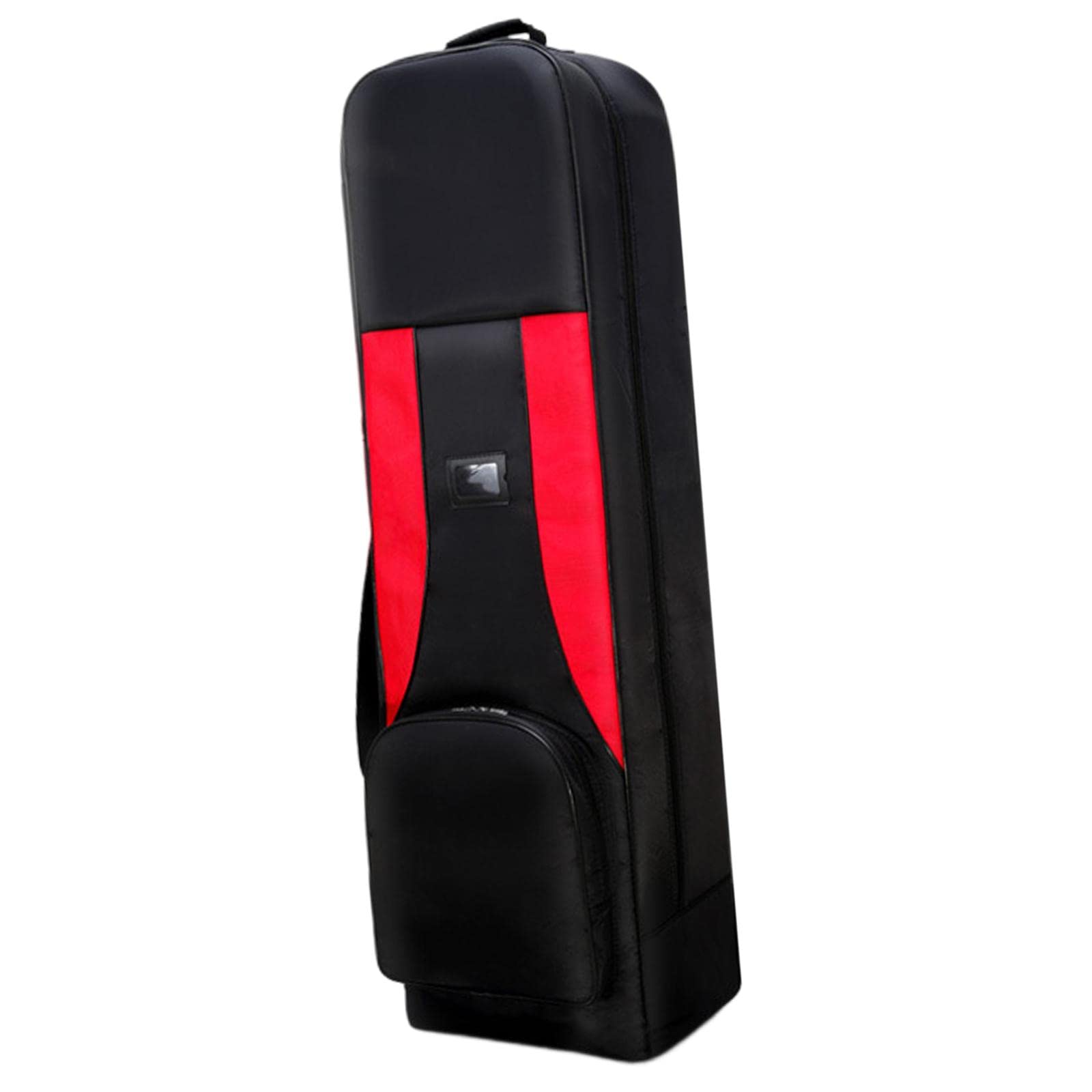 Premium Golf Travel Bag with Wheels - Durable Luggage Case & Aviation Approved Pouch for Golf Clubs - Ideal for Air Travel & Golf Trips (Red)