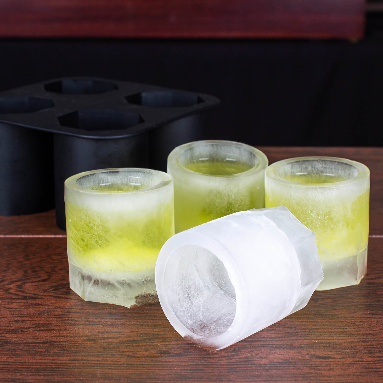 BarConic® Ice Shot Mold - Premium Silicone Ice Cube Tray for Whiskey, Cocktails & Beverages - Perfect for Parties, Home Bars & Entertaining
