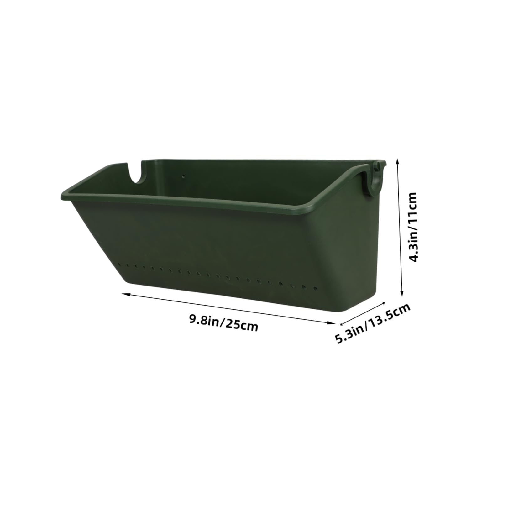 2 Pack Large Outdoor Hanging Planters - Wall Mounted Plant Baskets for Balcony, Deck & Window Decor - Durable Grow Bags & Flower Pots for Vertical Gardening, Herbs, Succulents & Indoor Plants