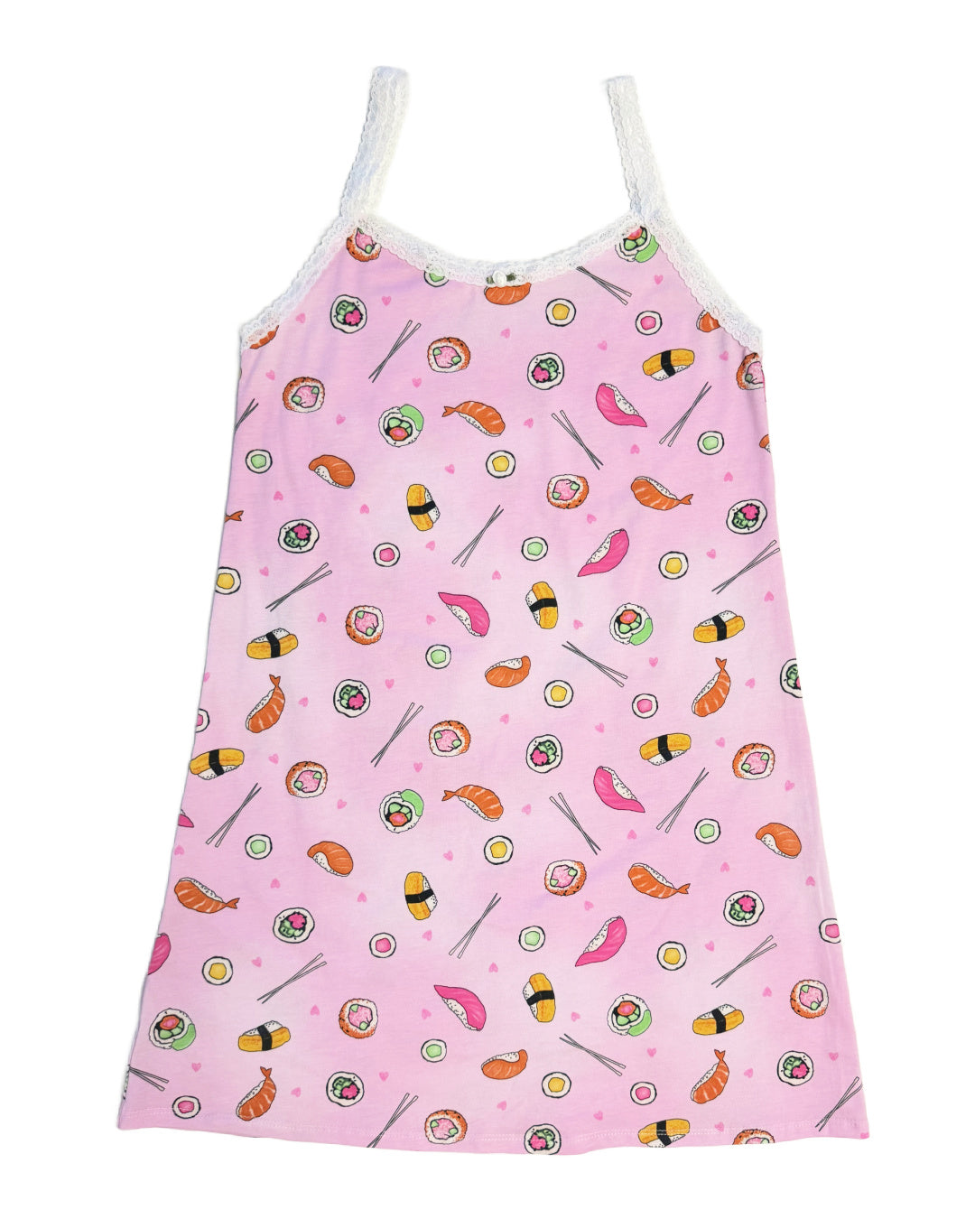 Junior Sushi Print T-Shirt - Cute Japanese Food Graphic Tee for Girls | Casual Wear, Anime Cosplay, Kawaii Outfits